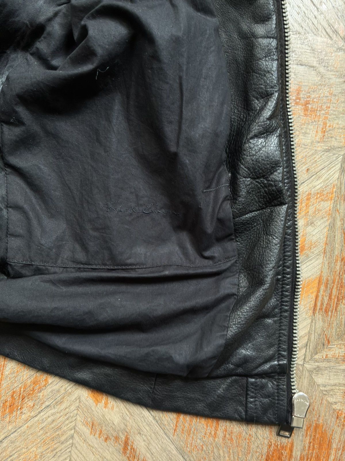 Rick Owens Rick Owens 2008-2010 Leather Jacket Size US S / EU 44-46 / 1 - 6 Thumbnail
