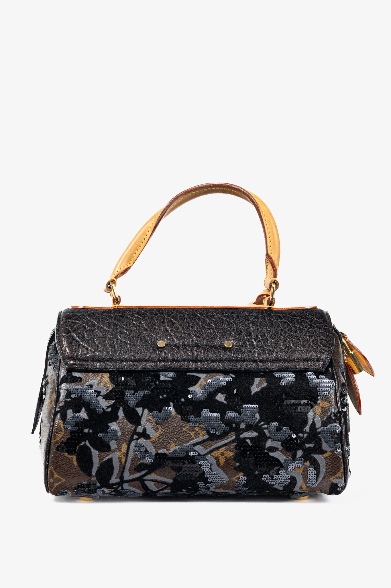 Louis Vuitton Louis Vuitton AW10 Carrousel Monogram Fleur de Jais Handbag Size ONE SIZE - 4 Thumbnail