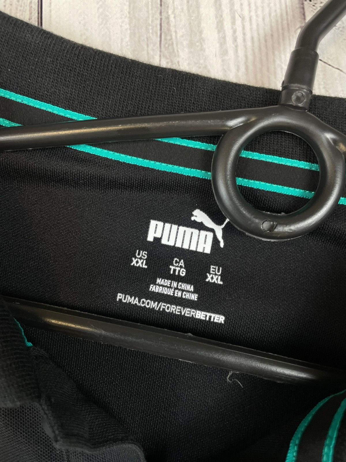 Mercedes-Benz Puma x Mercedes AMG petronas size XXL polo black Size US XXL / EU 58 / 5 - 3 Thumbnail