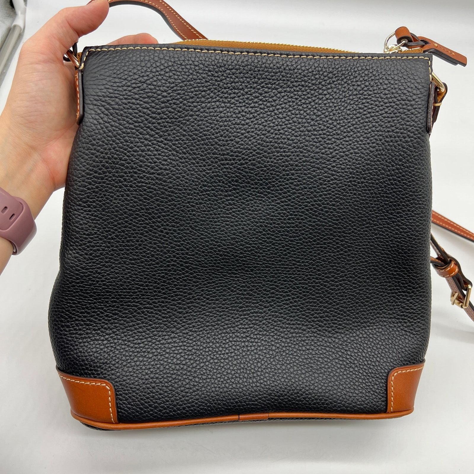 Dooney & Bourke Dooney & Bourke Pebble Leather Crossbody Handbags Black Size ONE SIZE - 7 Thumbnail