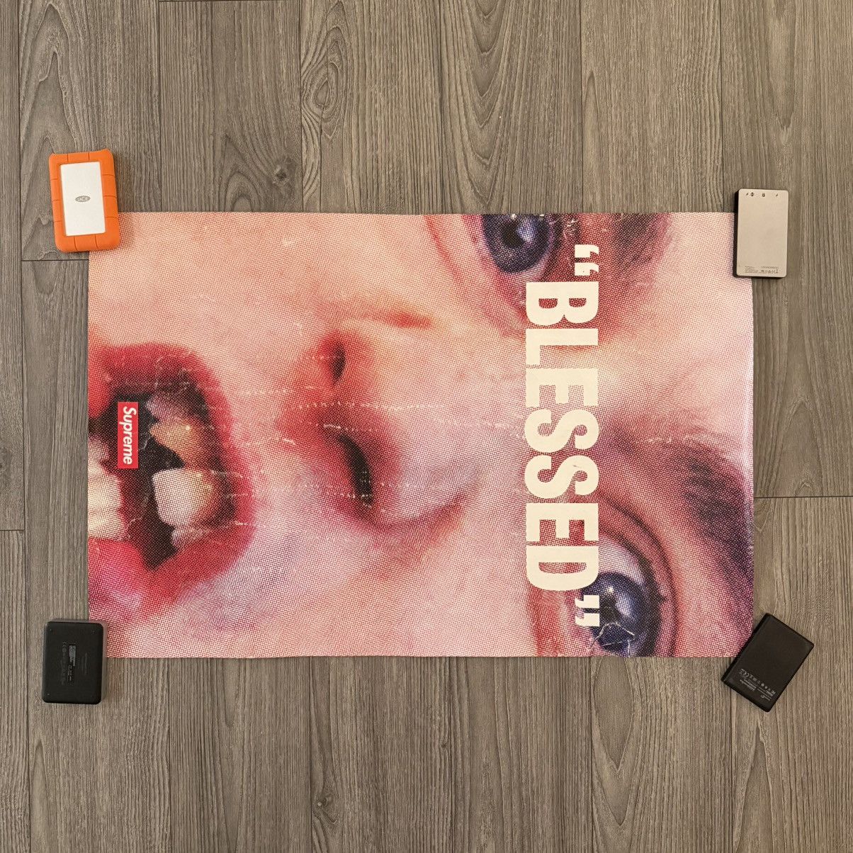 Supreme Supreme “BLESSED” Ben Kadow poster | Grailed