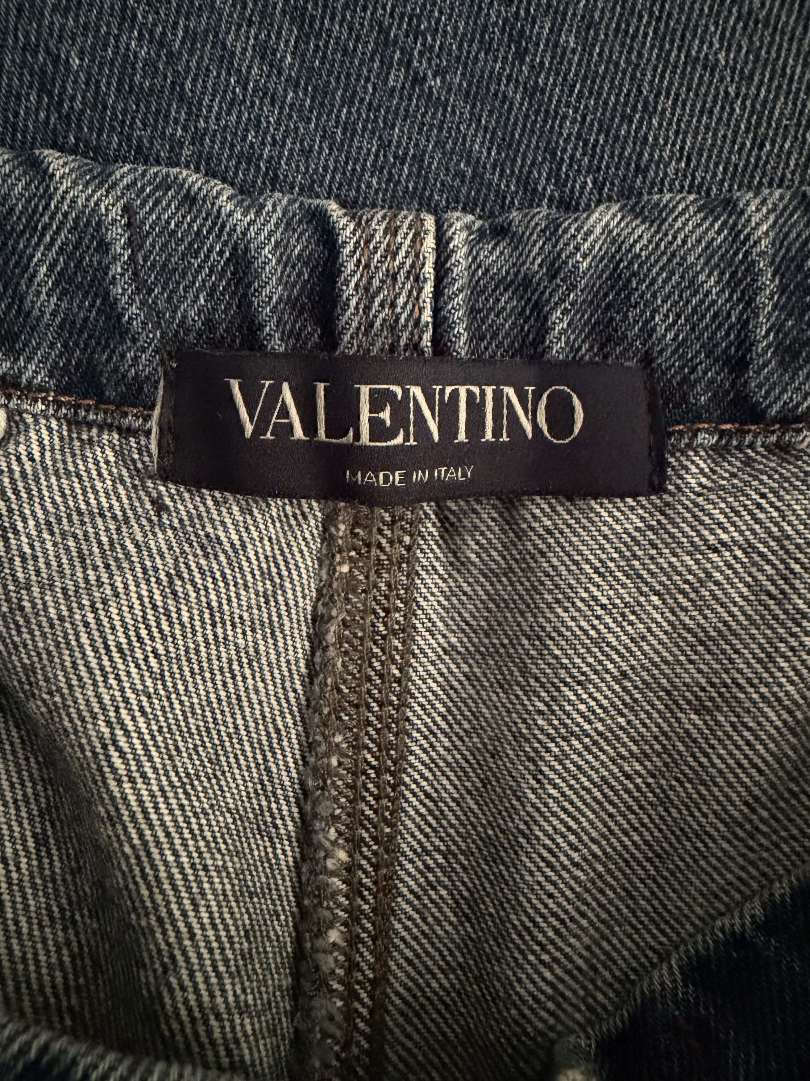 Valentino Valentino Mainline Paneled Drawstring Jeans Size US 32 / EU 48 - 8 Thumbnail