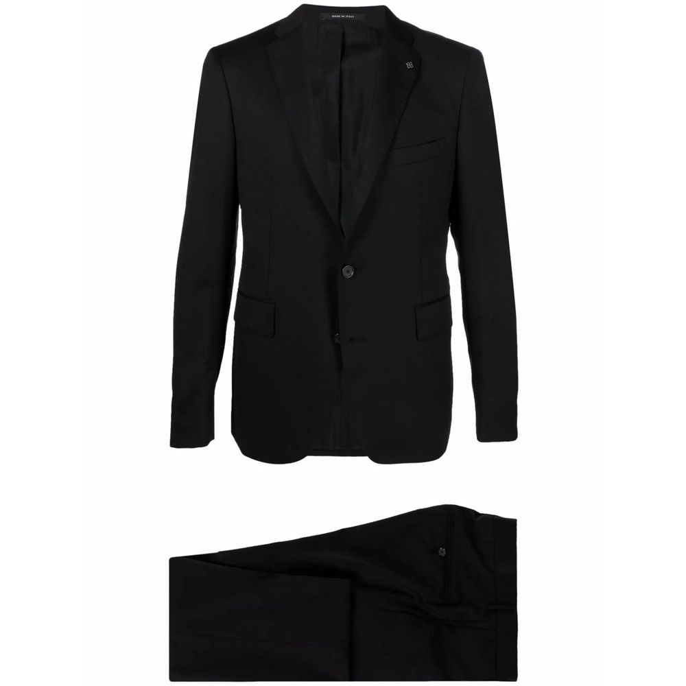 Tagliatore Tagliatore BLACK Suits - Single Breasted Suits Size US XXL / EU 58 / 5 - 1 Thumbnail