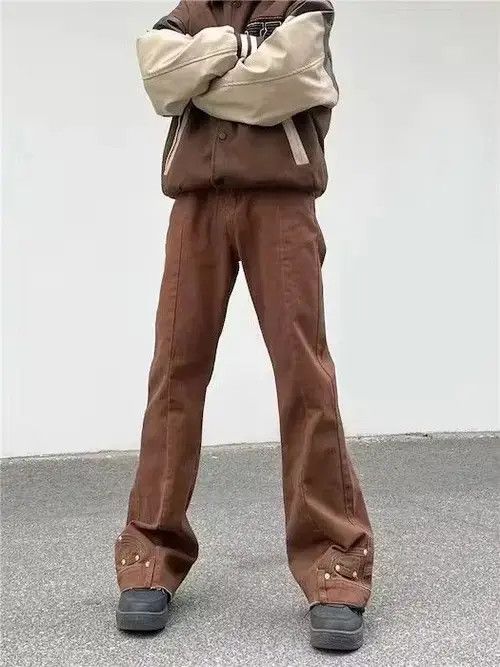 Malice Studios Vintage Pantalon trousers Flare Denim Size US 36 / EU 52 - 1 Thumbnail