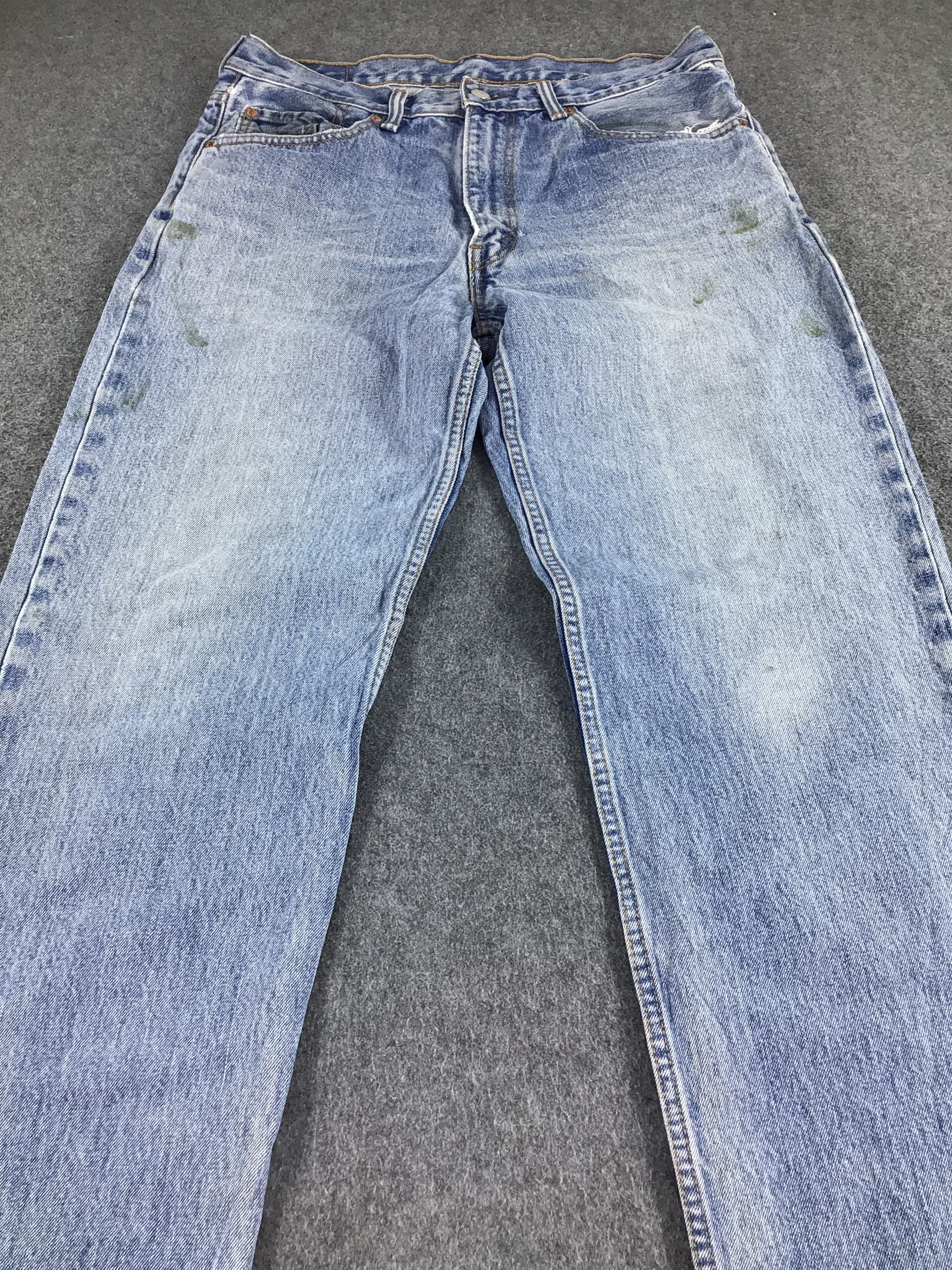 Levi's Vintage Levis 550 Jeans Stone Wash Denim -J476 Size US 34 / EU 50 - 3 Thumbnail