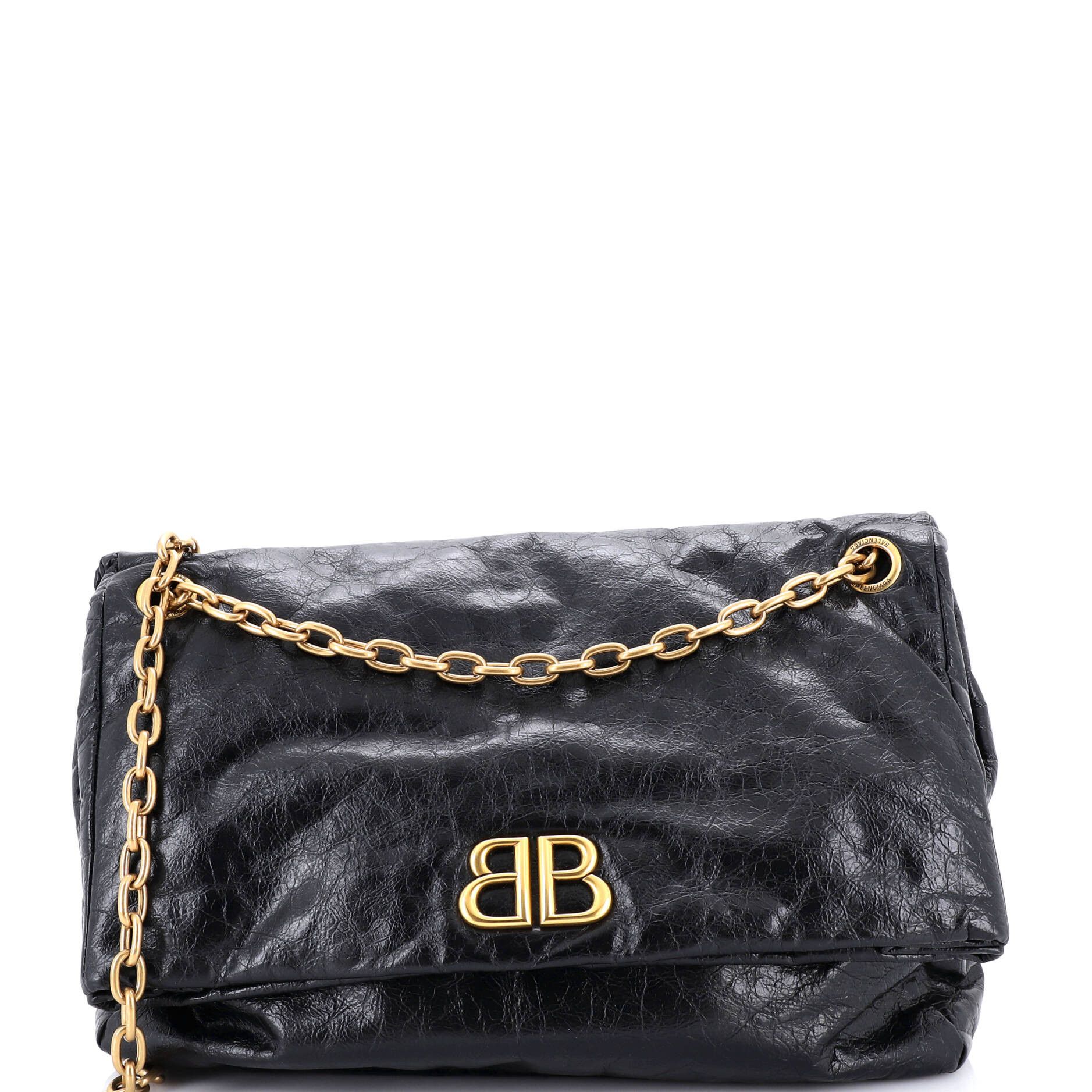 Balenciaga Monaco Chain Flap Shoulder Bag Size ONE SIZE - 1 Thumbnail