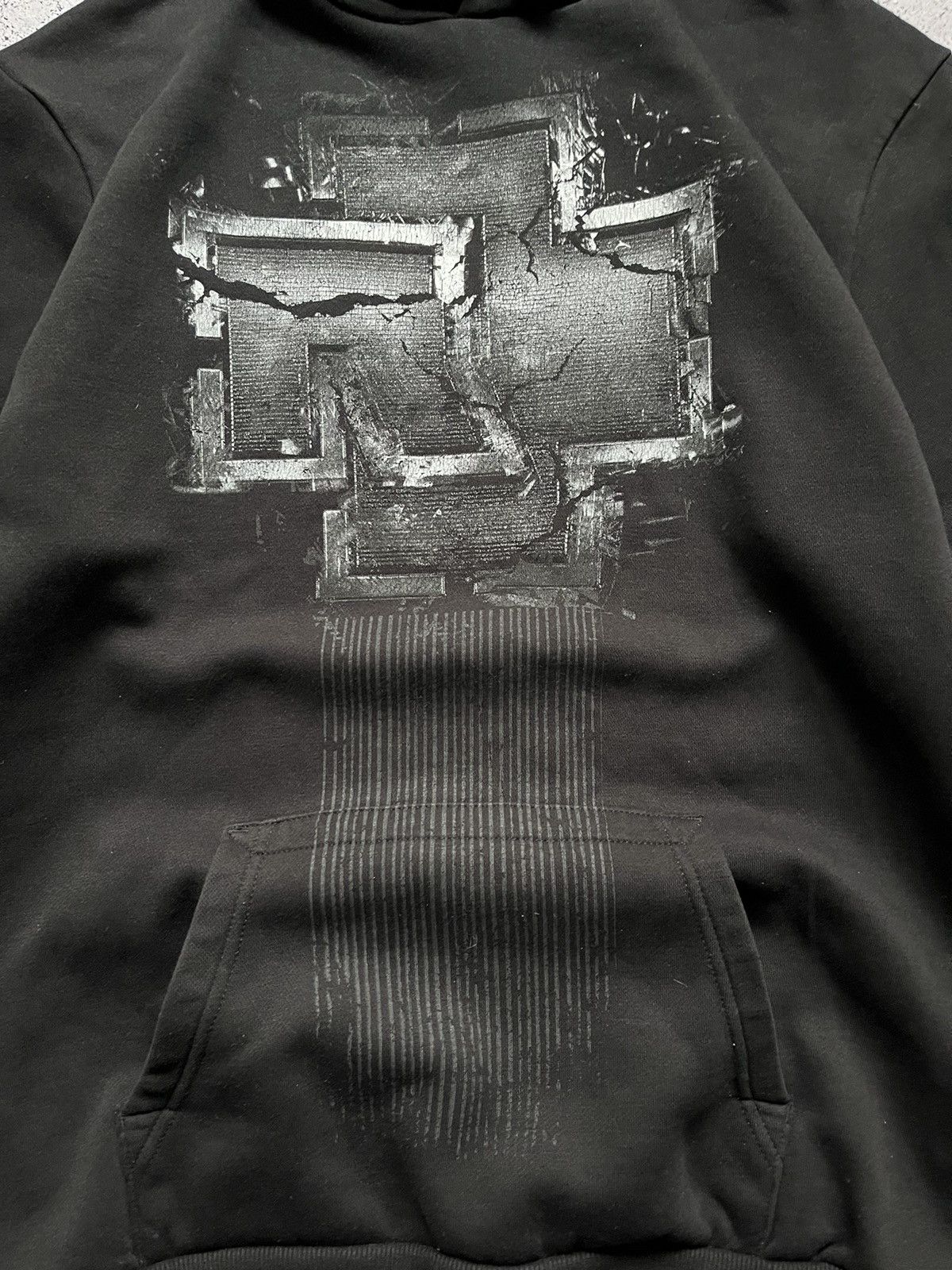 Other 1994 Rammstein Baggy Hoodie Big Logo Rap Rock Band Y2K USA Size US L / EU 52-54 / 3 - 4 Thumbnail