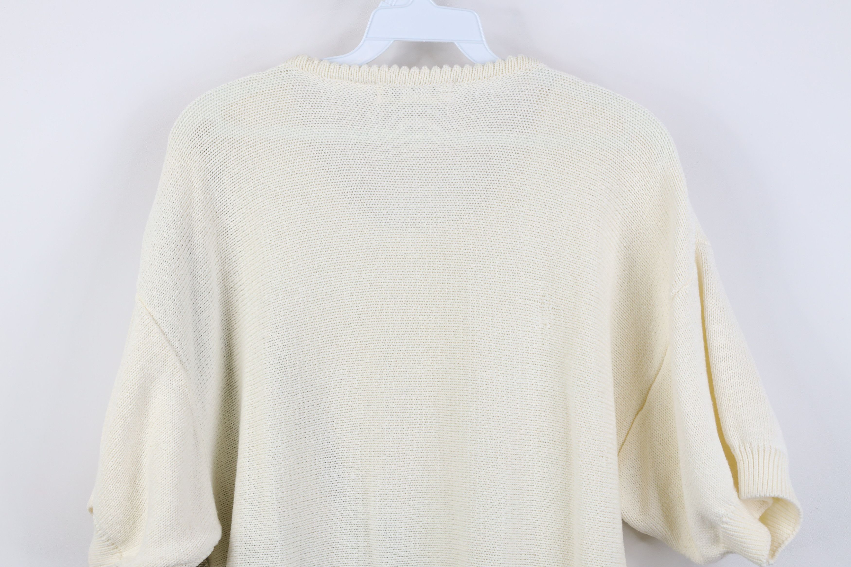 Vintage Vintage 80s 90s Streetwear Flower Short Sleeve Sweater Size M / US 6-8 / IT 42-44 - 11 Thumbnail