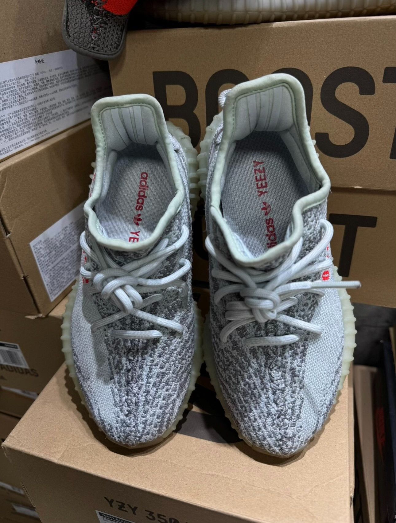 Yeezy Yeezy Blue Lowtop Sneakers 36 Men Size US 5 / EU 37 - 1 Thumbnail