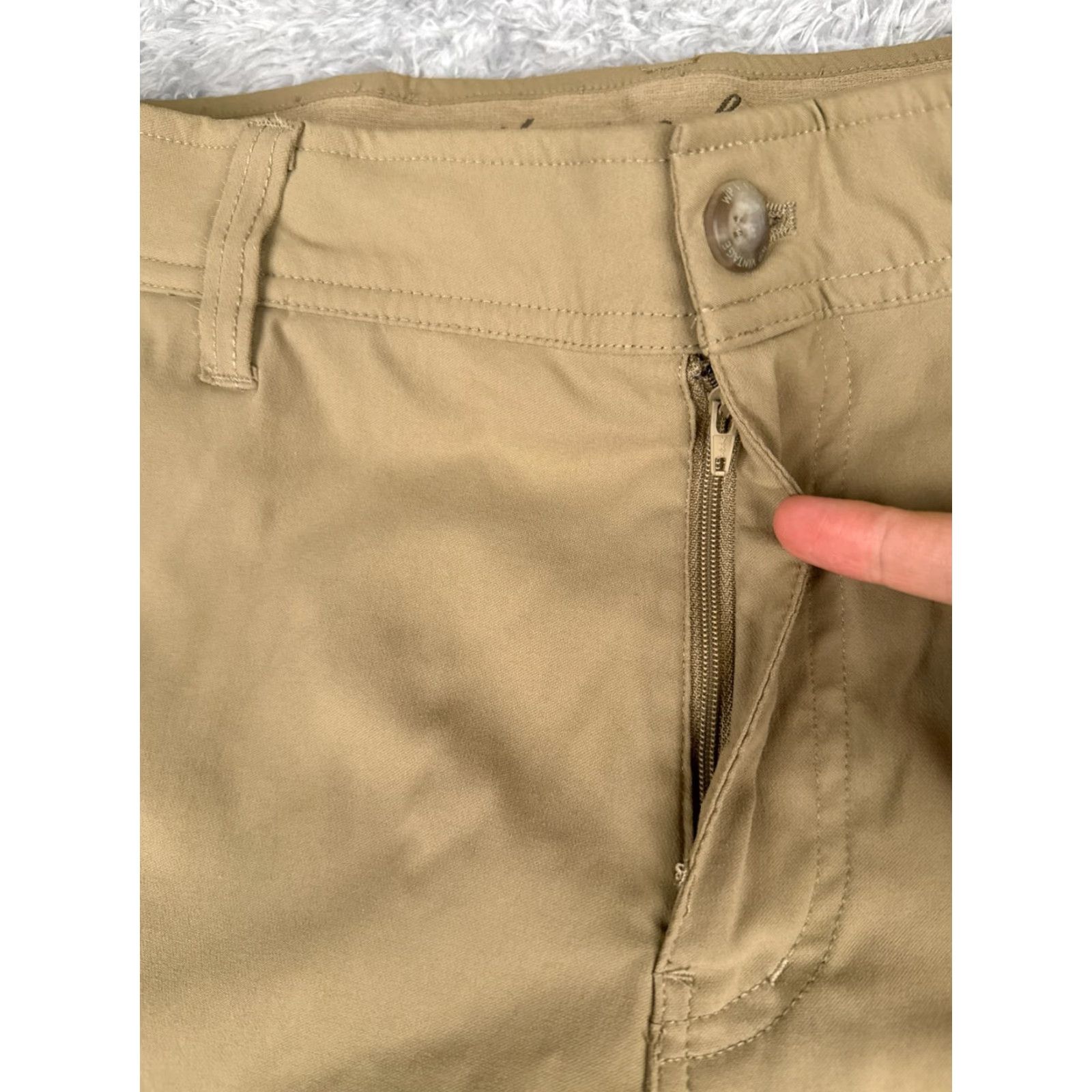 Weatherproof Weatherproof Pants Mens Regular Cargo Straight Beige 36x32 Nylon Blend Size 36 Inseam 32 Front Flat Pockets Cargo Pocket Workwear Outdoor Size US 36 / EU 52 - 5 Thumbnail