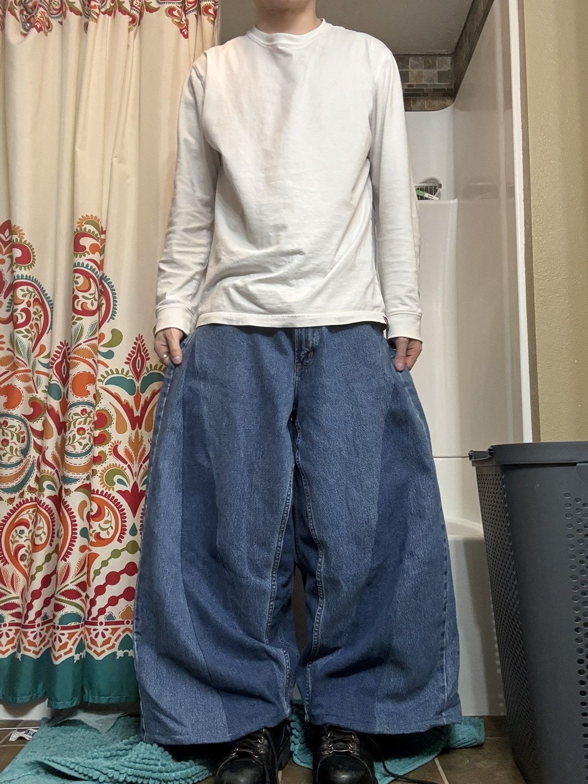 Request Jeans × Vintage Reworked jeans Size US 36 / EU 52 - 1 Thumbnail