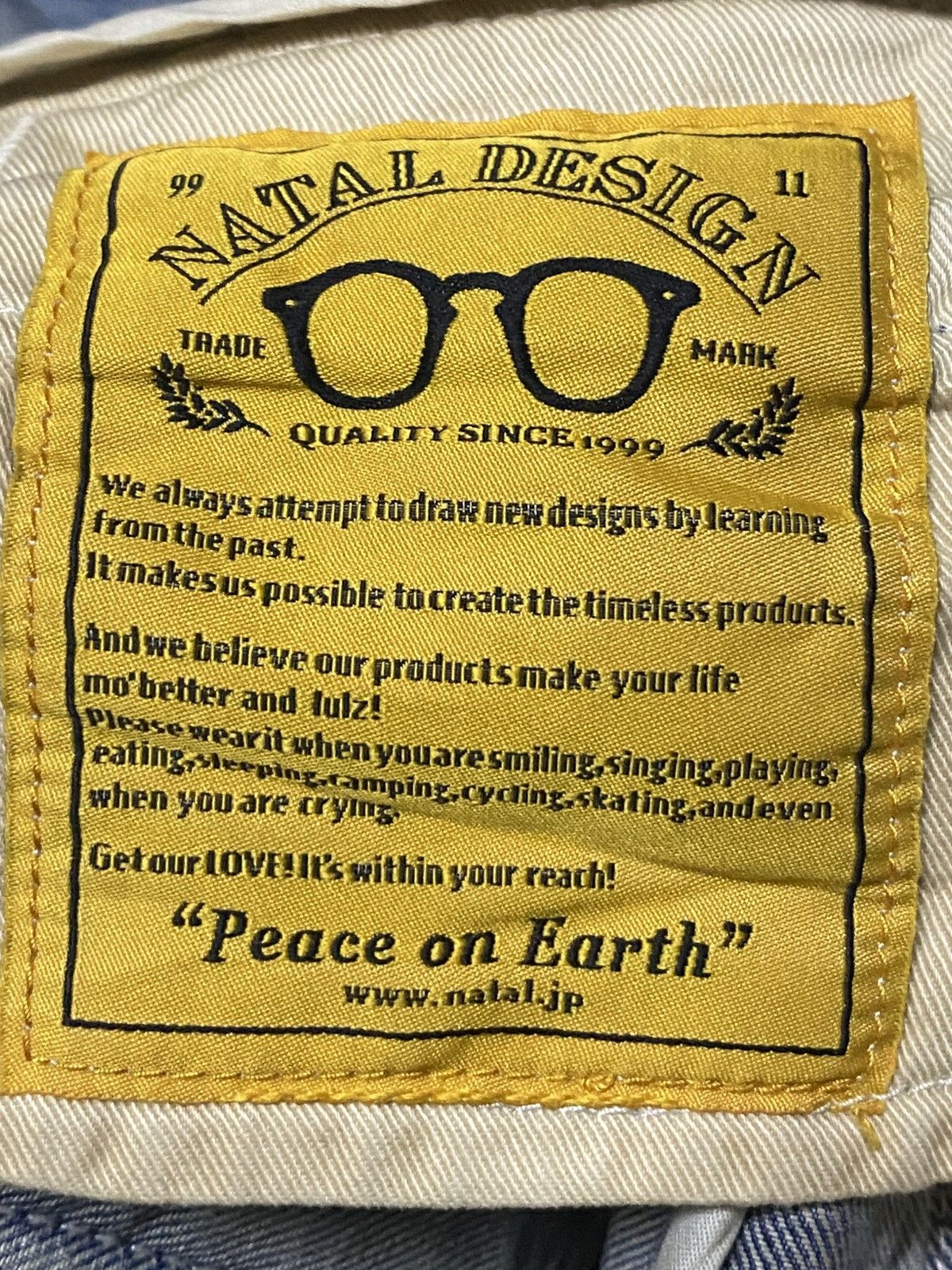 Kapital Very Rare Japanese Brand X Natal Design Repro Walder Zipper Size US 35 - 24 Thumbnail