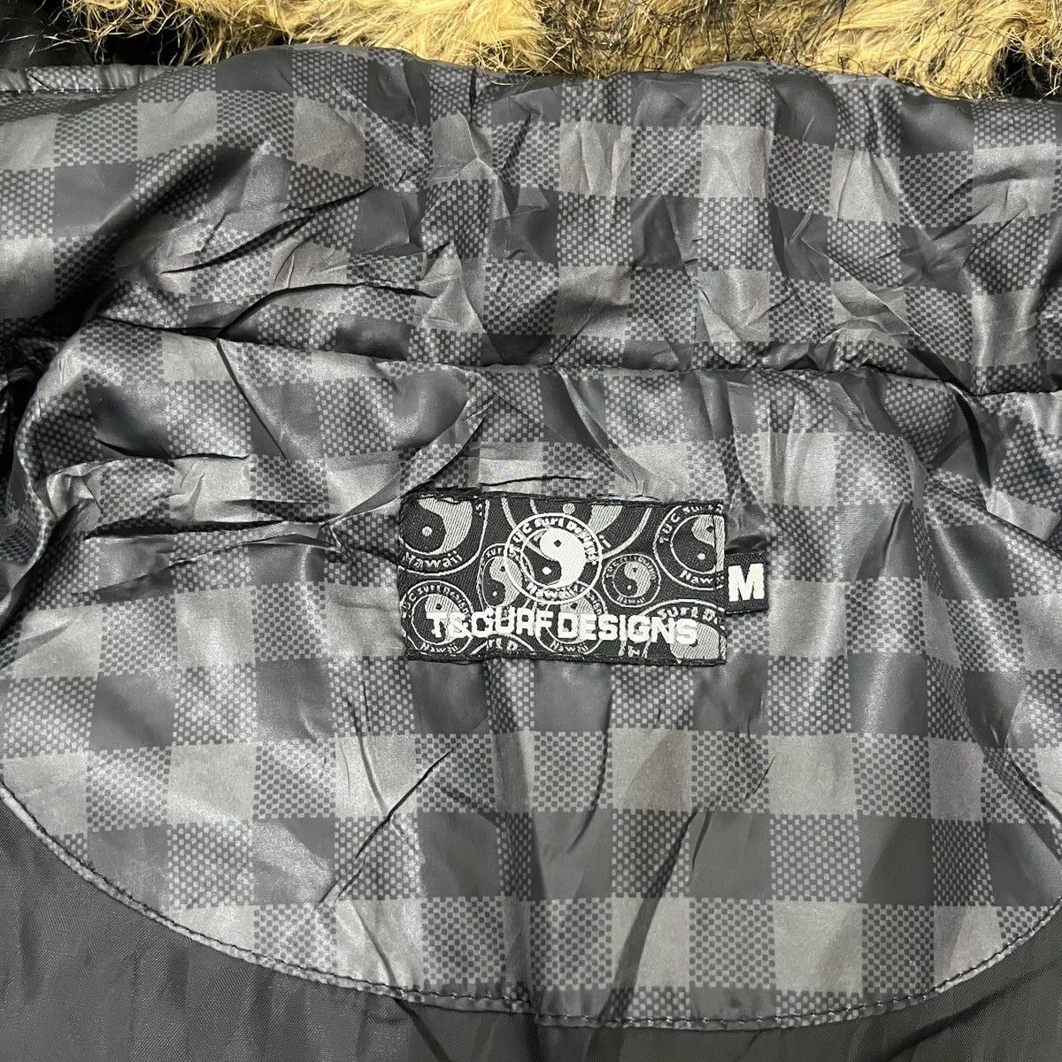 14th Addiction T&C Surf - Plaid Down Jacket Faux Fur ifsixwasnine Lgbstyle Size US M / EU 48-50 / 2 - 11 Thumbnail