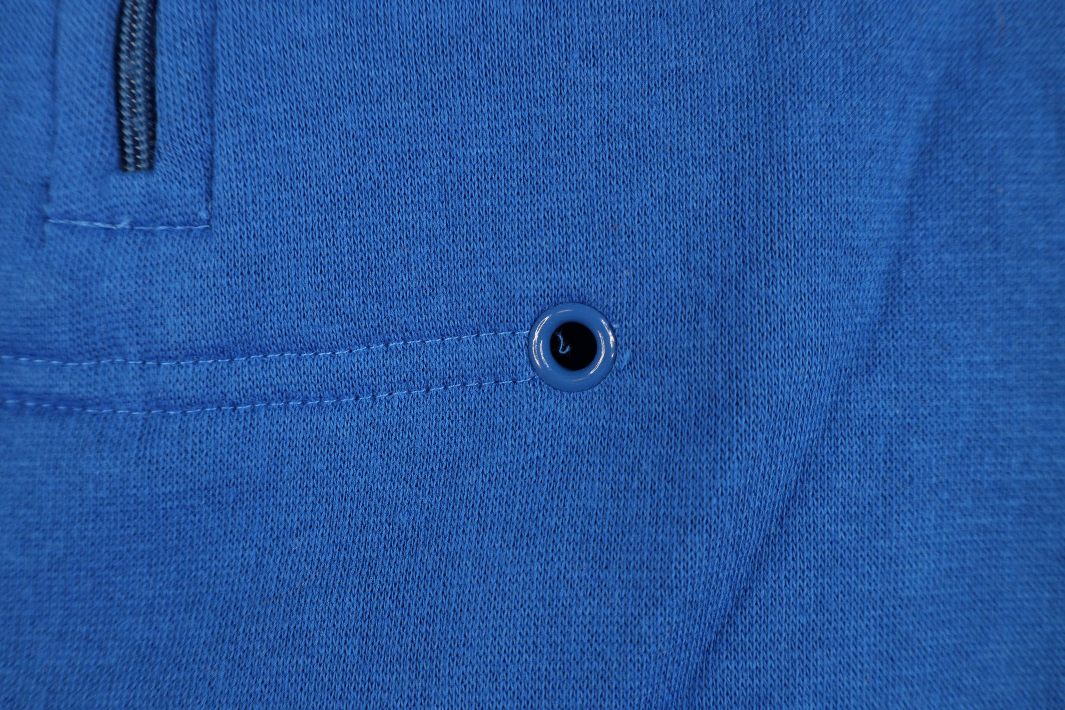 Vintage Deadstock Vintage 90s Streetwear Half Zip Sweatshirt Blue Size L / US 10 / IT 46 - 7 Thumbnail