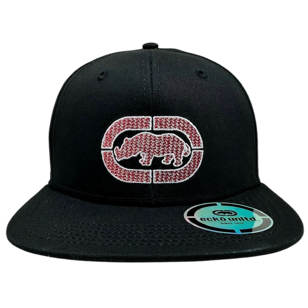Ecko Unltd. Ecko Unltd Snapback Hat Embroidered Tatami Stitch Black Cap Size ONE SIZE - 2 Thumbnail