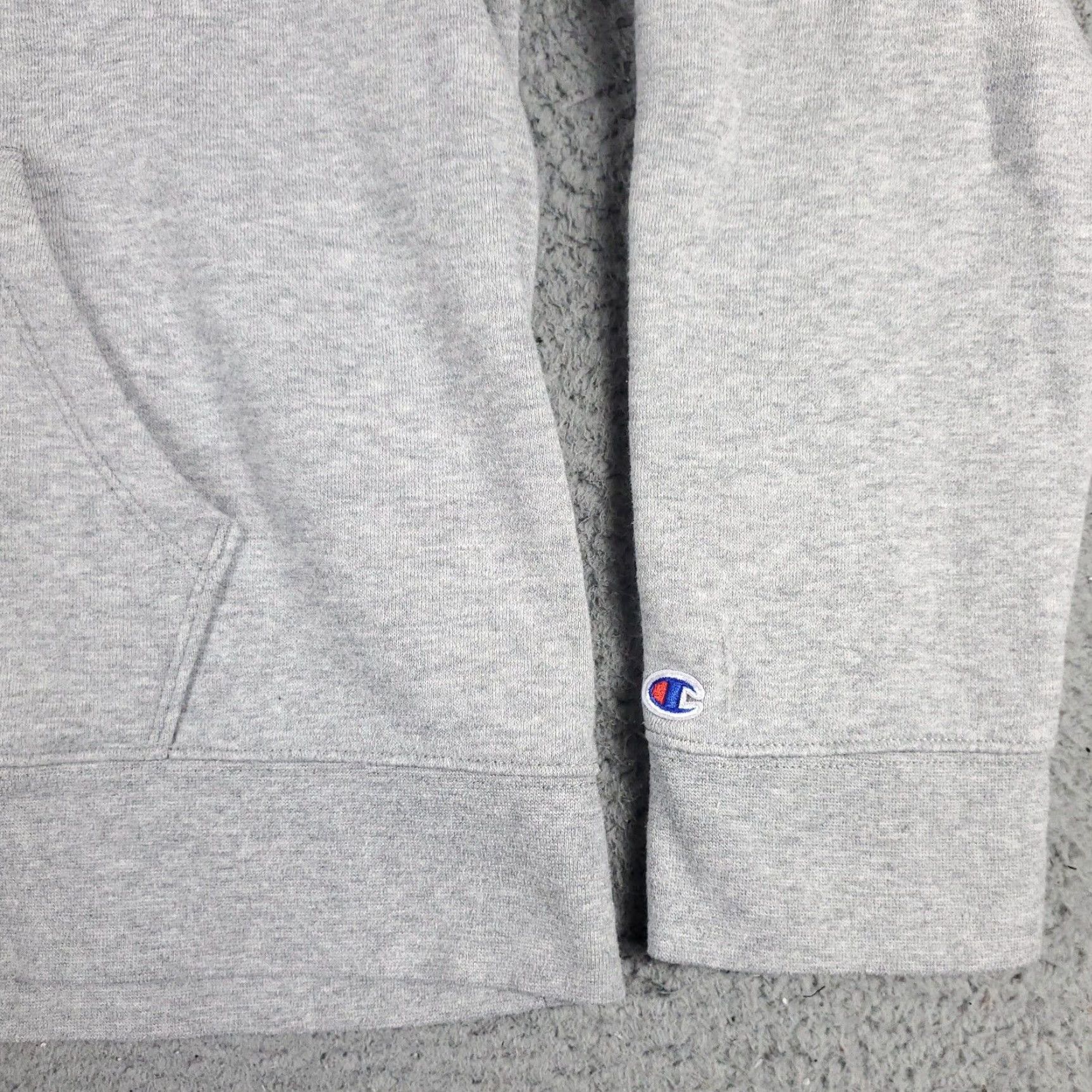 Champion Champion Women's XL Gray Pullover Hoodie Sweatshirt Casual Activewear Modern Sports Size XL / US 12-14 / IT 48-50 - 4 Thumbnail