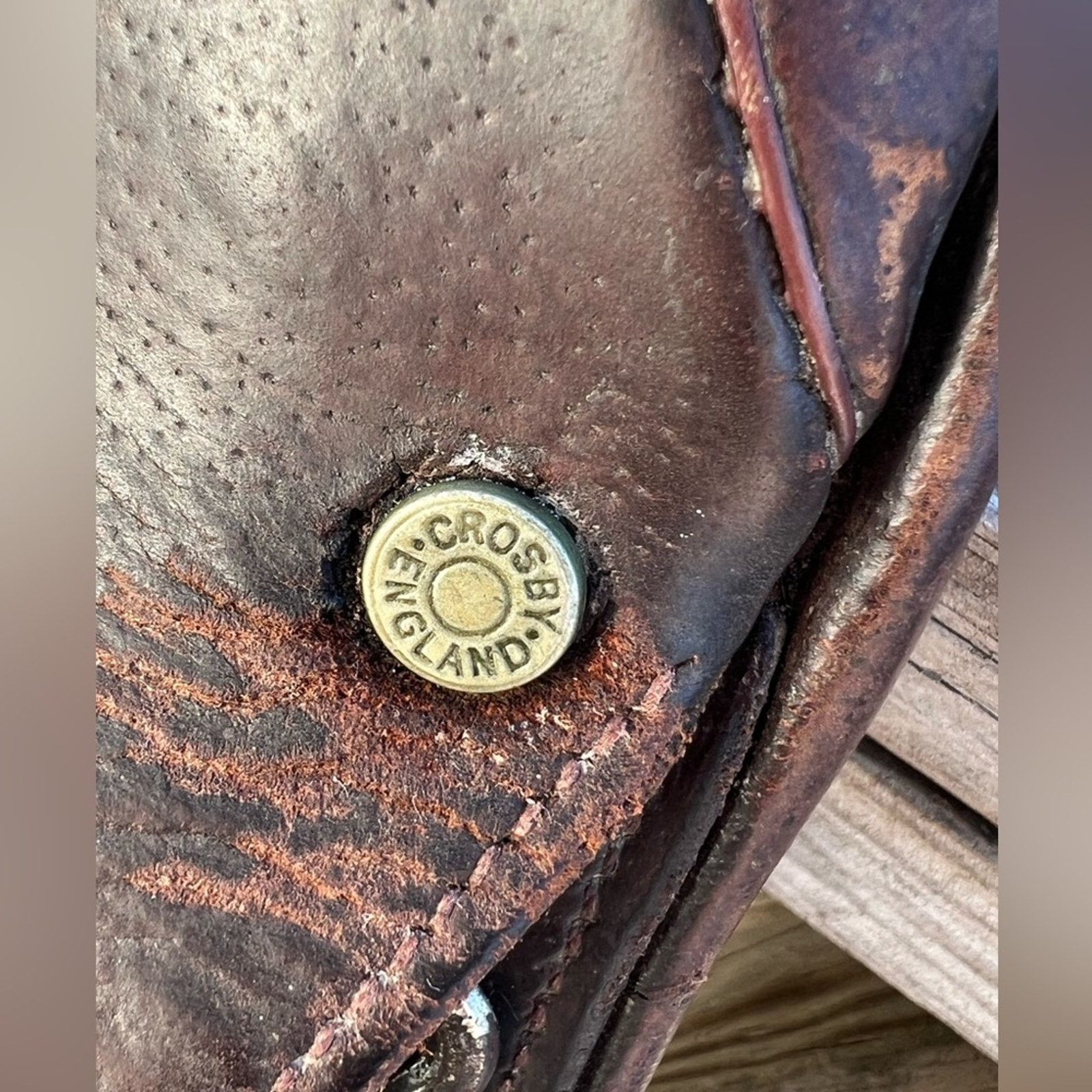 Other 16.5" Crosby Olympic Works English Hunter/Jumper Saddle 90’s Size ONE SIZE - 3 Thumbnail