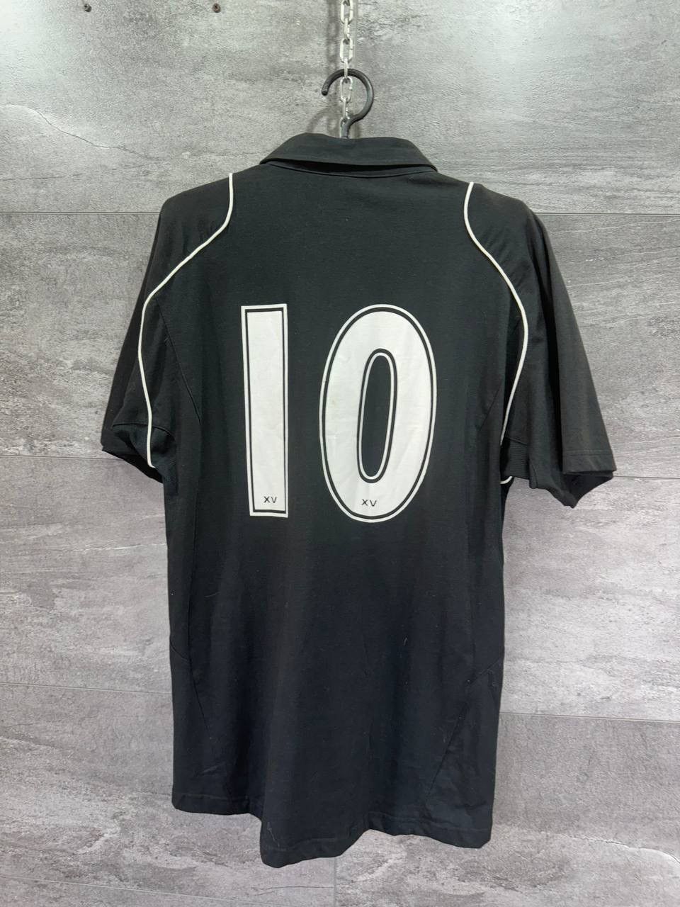 Canterbury of New Zealand All Blacks New Zealand #10 Black Rugby Polo Shirt XV Mens Size US M / EU 48-50 / 2 - 4 Thumbnail