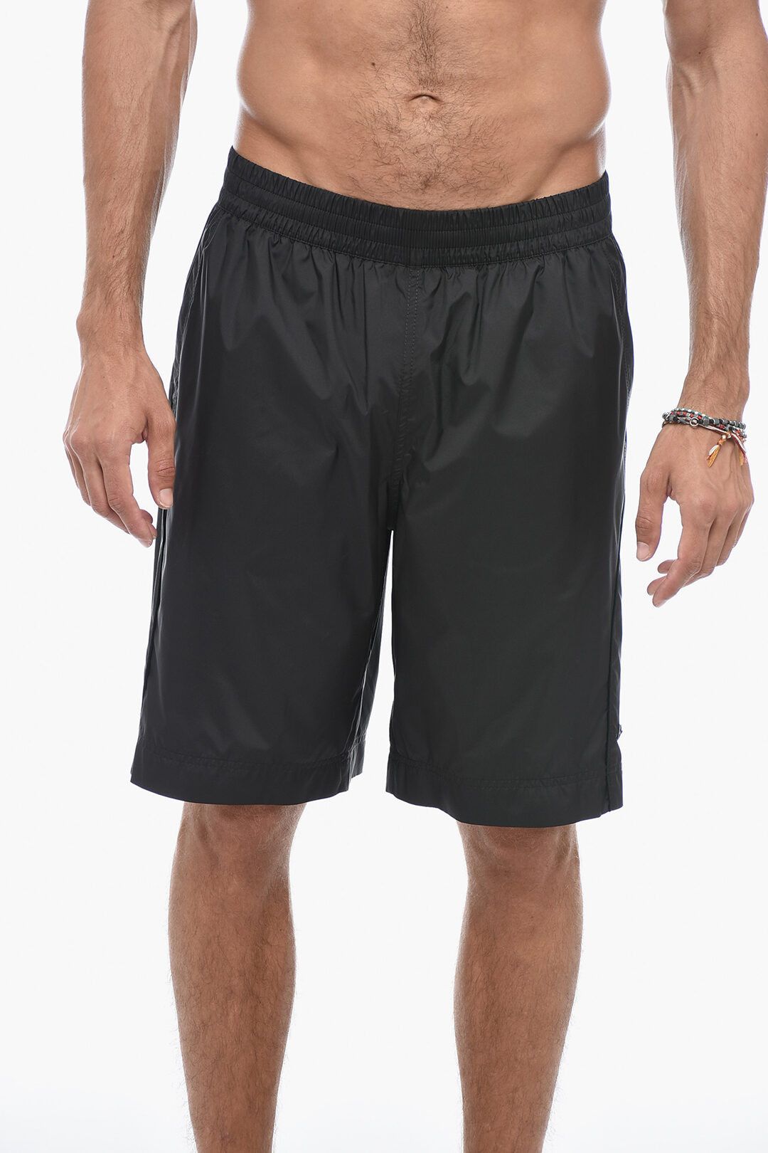 og1mm0825 Embossed Logo Swimshort In Black