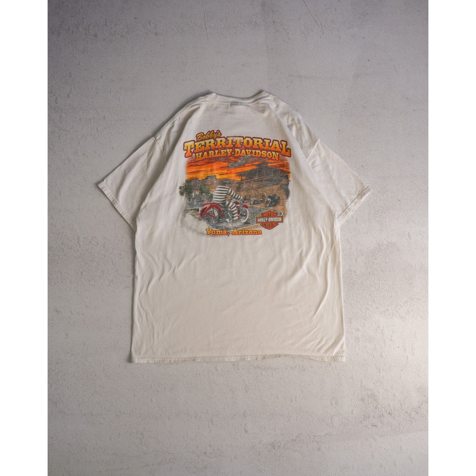 Harley Davidson Vintage 00s Harley Davidson White T-Shirt - Men's 2XL Size US XXL / EU 58 / 5 - 2 Thumbnail