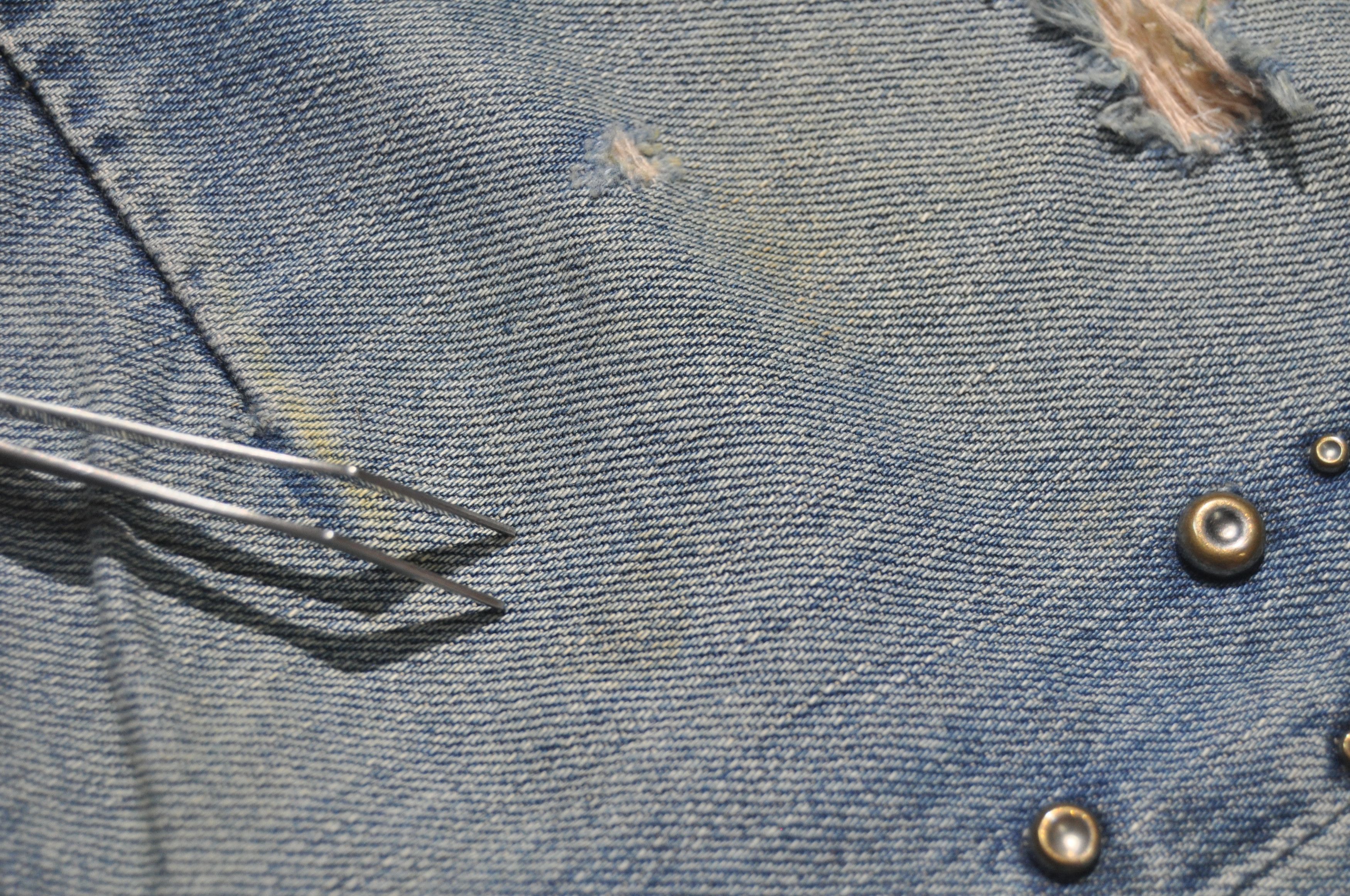 Ed Hardy Ed Hardy - Studded Multi-Patch Denim Jean Size US 30 / EU 46 - 10 Thumbnail