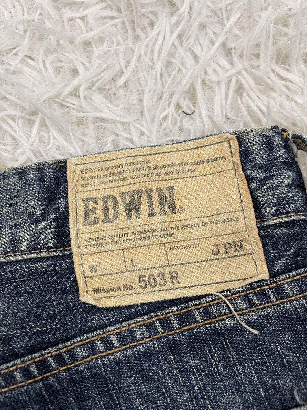 Edwin Edwin 503R Jeans Pant Made in Japan Size US 37 - 10 Thumbnail