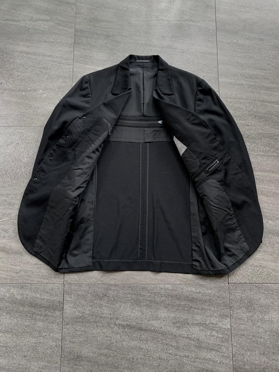Yohji Yamamoto FREE TAX! Bondage Zipper Blazer Jacket Size 48R - 4 Thumbnail