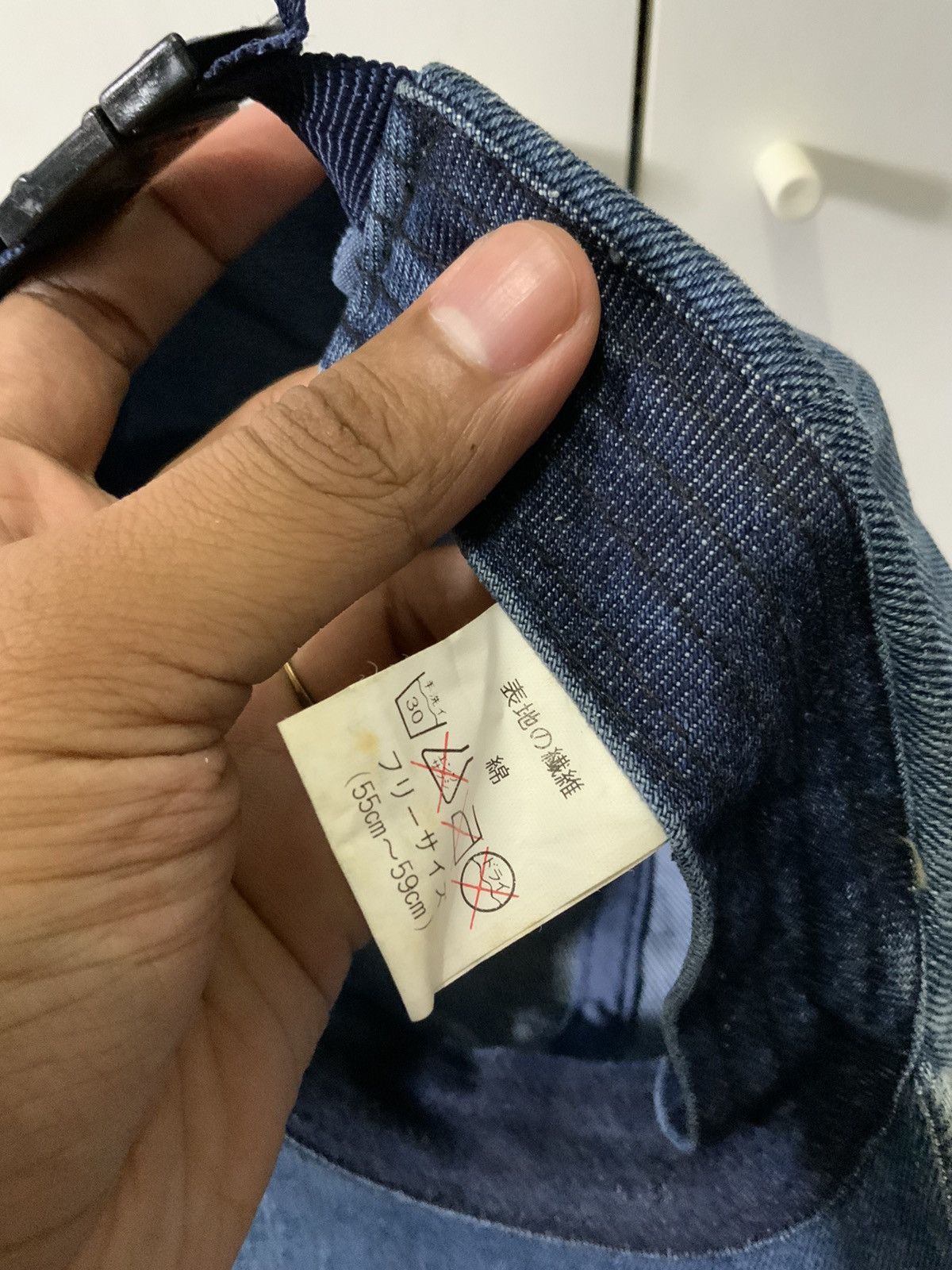 Denime Denim Light Wash Acid Hat Size ONE SIZE - 11 Thumbnail