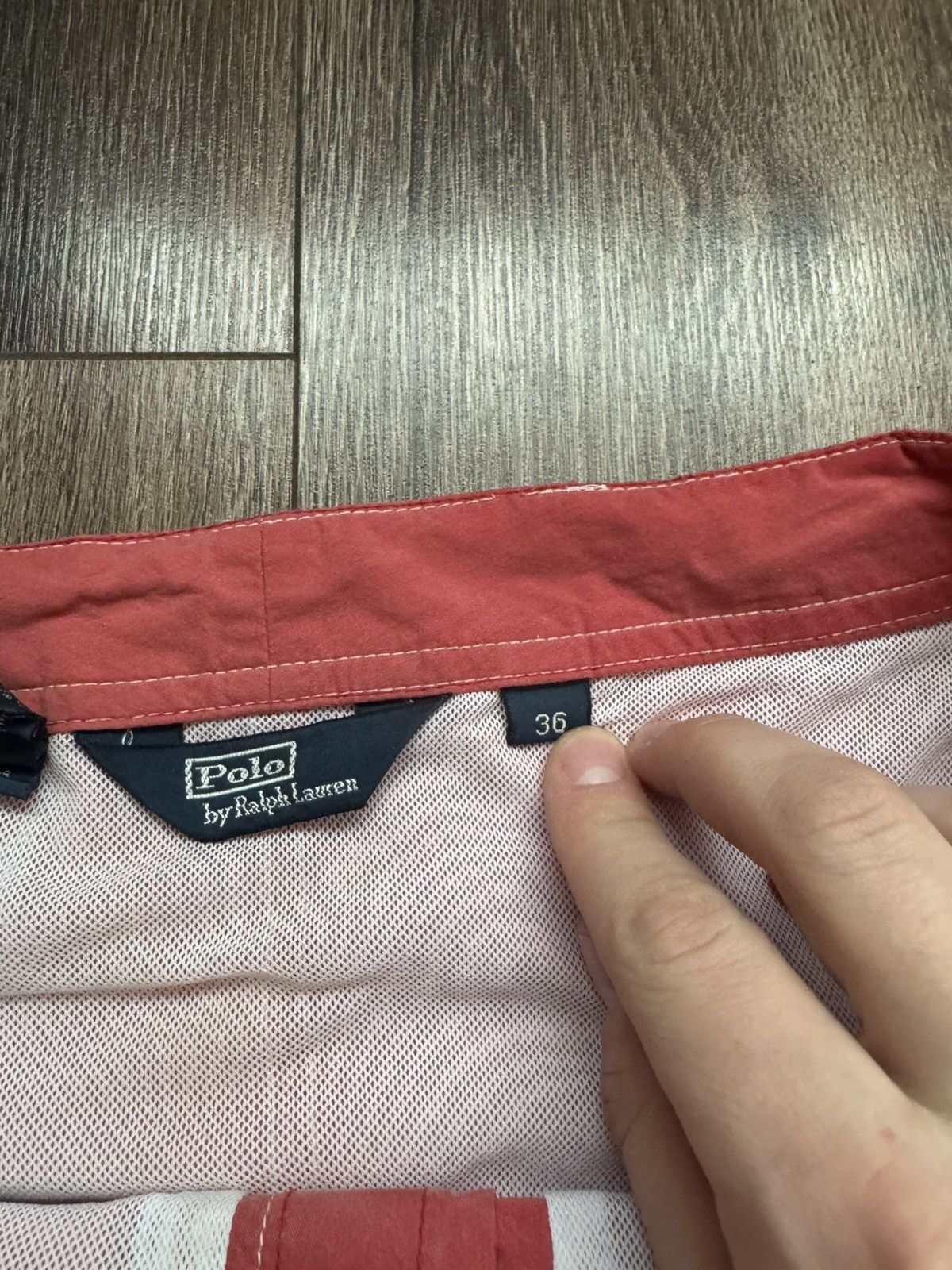 Polo Ralph Lauren Polo Ralph Lauren Big Pony #3 Men’s Coral nylon vintage shorts Size US 36 / EU 52 - 7 Thumbnail