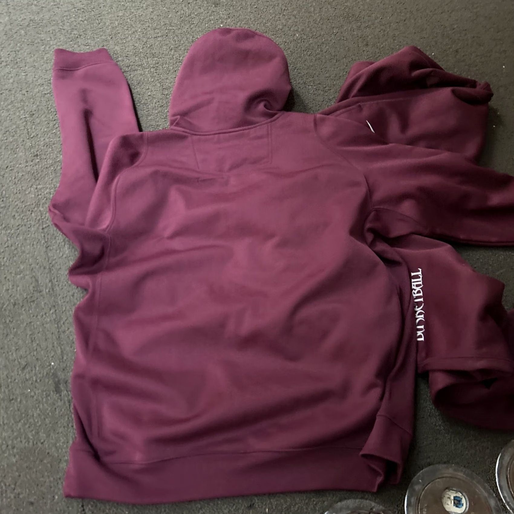 Vintage VINTAGE Antelope Valley Marauders Sweatsuit L Burgundy Men Shirt/Hoodie? Size US L / EU 52-54 / 3 - 6 Thumbnail