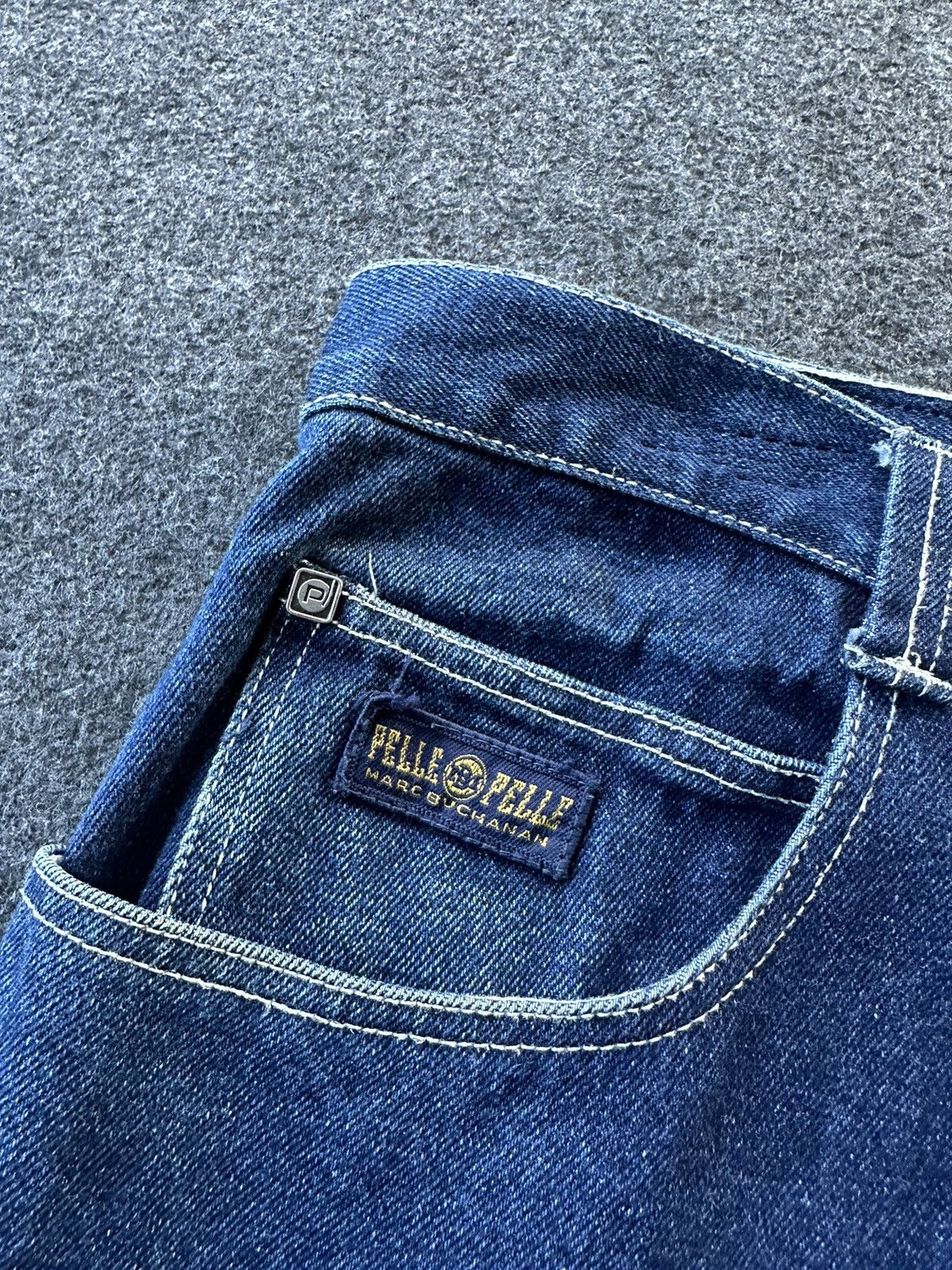 Pelle Pelle Baggy Pelle Pelle Marc Buchanan Vintage Denim D316 Size US 34 / EU 50 - 11 Thumbnail