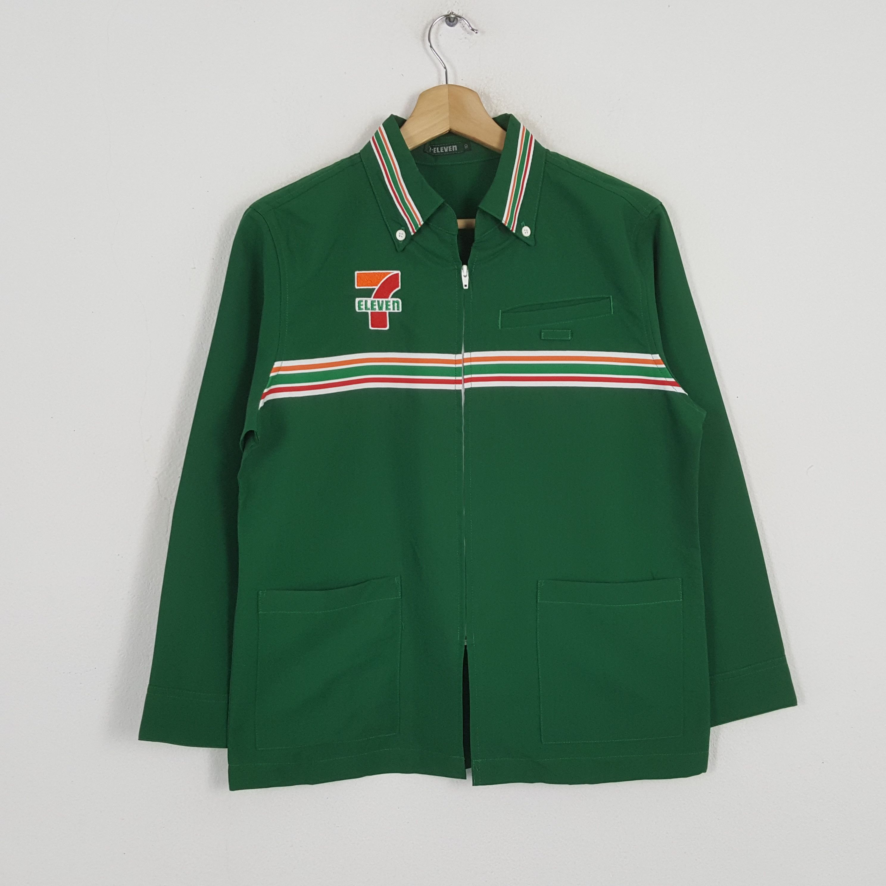 Japanese Brand × Vintage Vintage 7-ELEVEn Japanese Workers Uniform Shirt Jacket Size US S / EU 44-46 / 1 - 3 Thumbnail