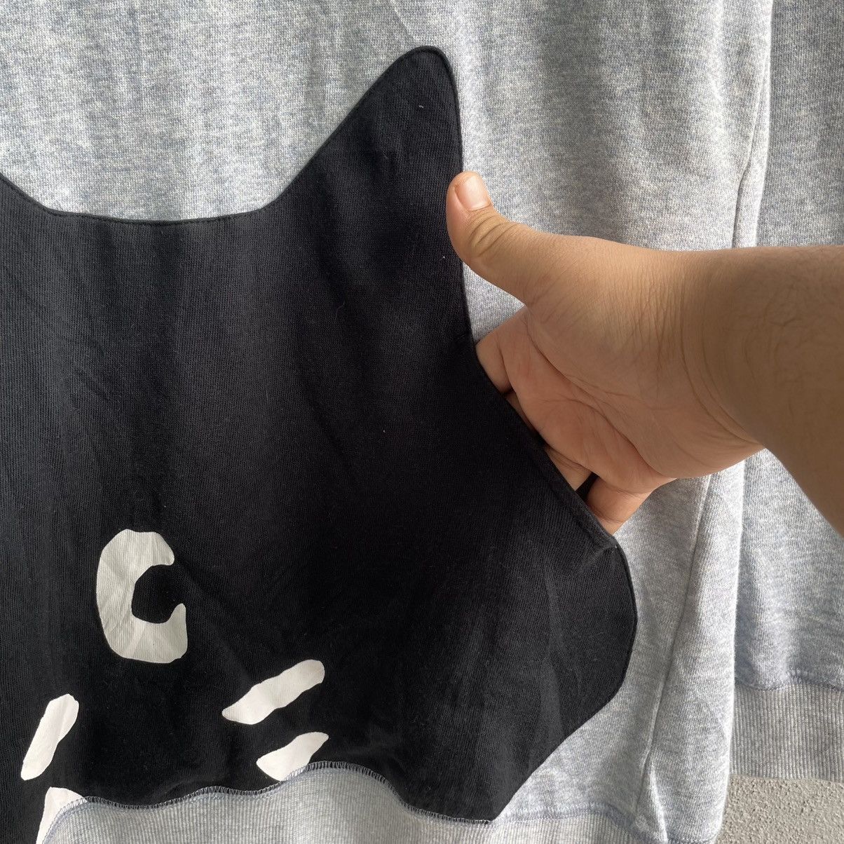 Ne-Net Vintage Ne-net Cat Face Pocket Sweatshirt Size US M / EU 48-50 / 2 - 2 Thumbnail