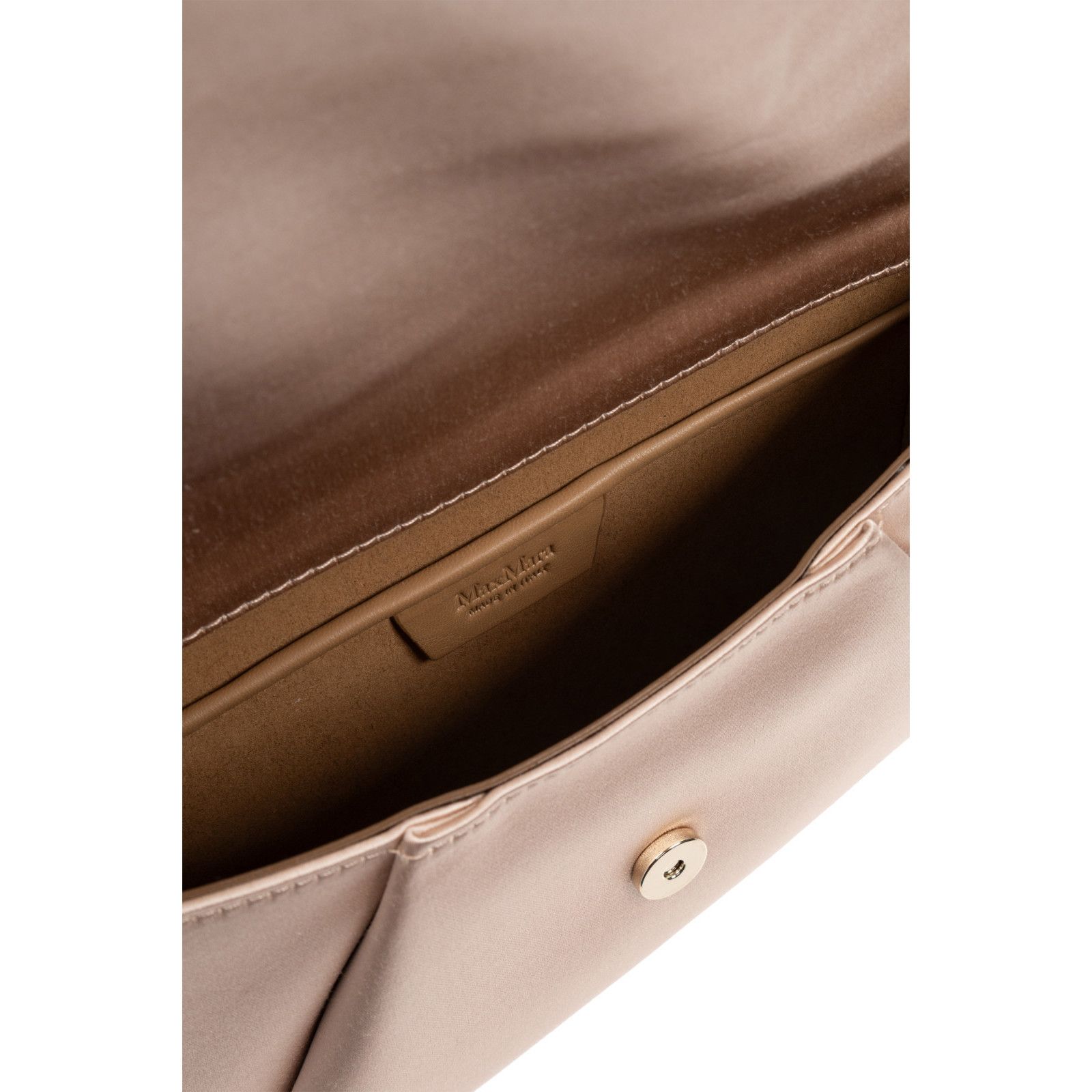 Max Mara MAX MARA Envelope Beige Satin Shoulder Bag New And Authentic Size ONE SIZE - 4 Thumbnail