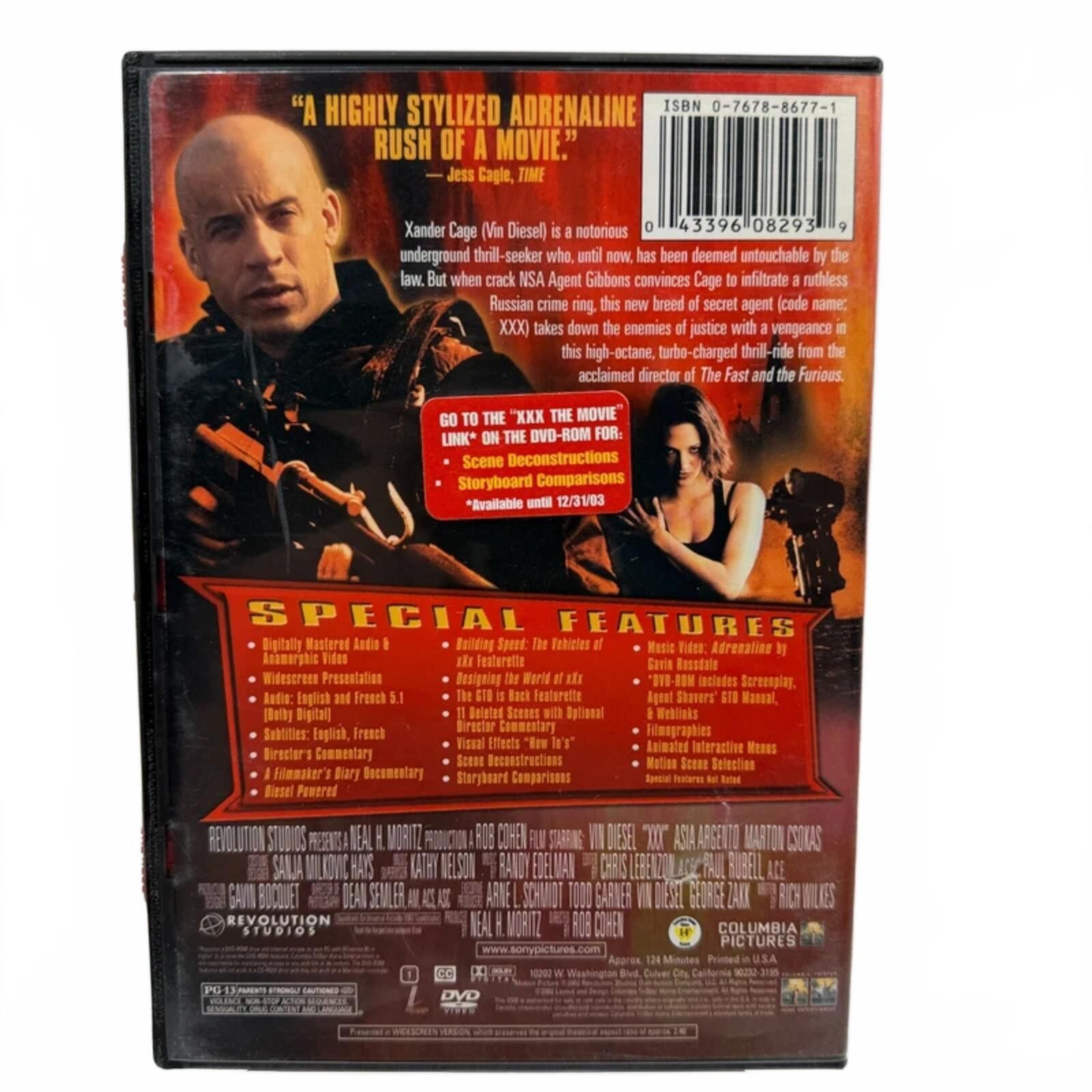 Other xXx (2002) Vin Diesel - DVD Movie - Action Adventure Size ONE SIZE - 2 Thumbnail
