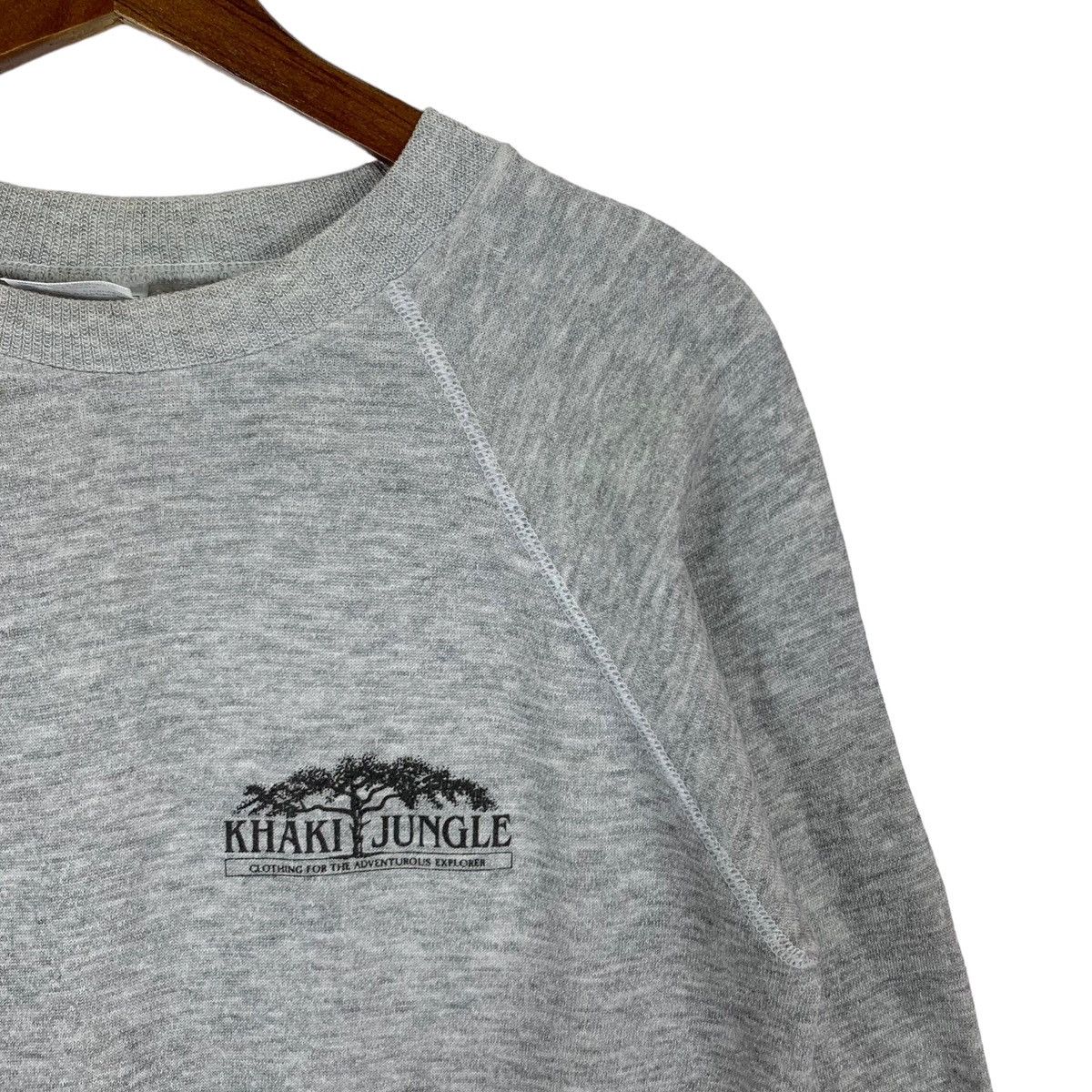 Habitat × Vintage VINTAGE KHAKI JUNGLE ELEPHANT WILDLIFE PULLOVER CREWNECK Size US M / EU 48-50 / 2 - 7 Thumbnail