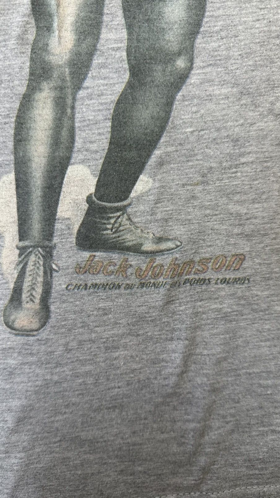 Vintage VINTAGE JACK JOHNSON JAMES JEFFRIES BOXING TEE Size US M / EU 48-50 / 2 - 3 Thumbnail