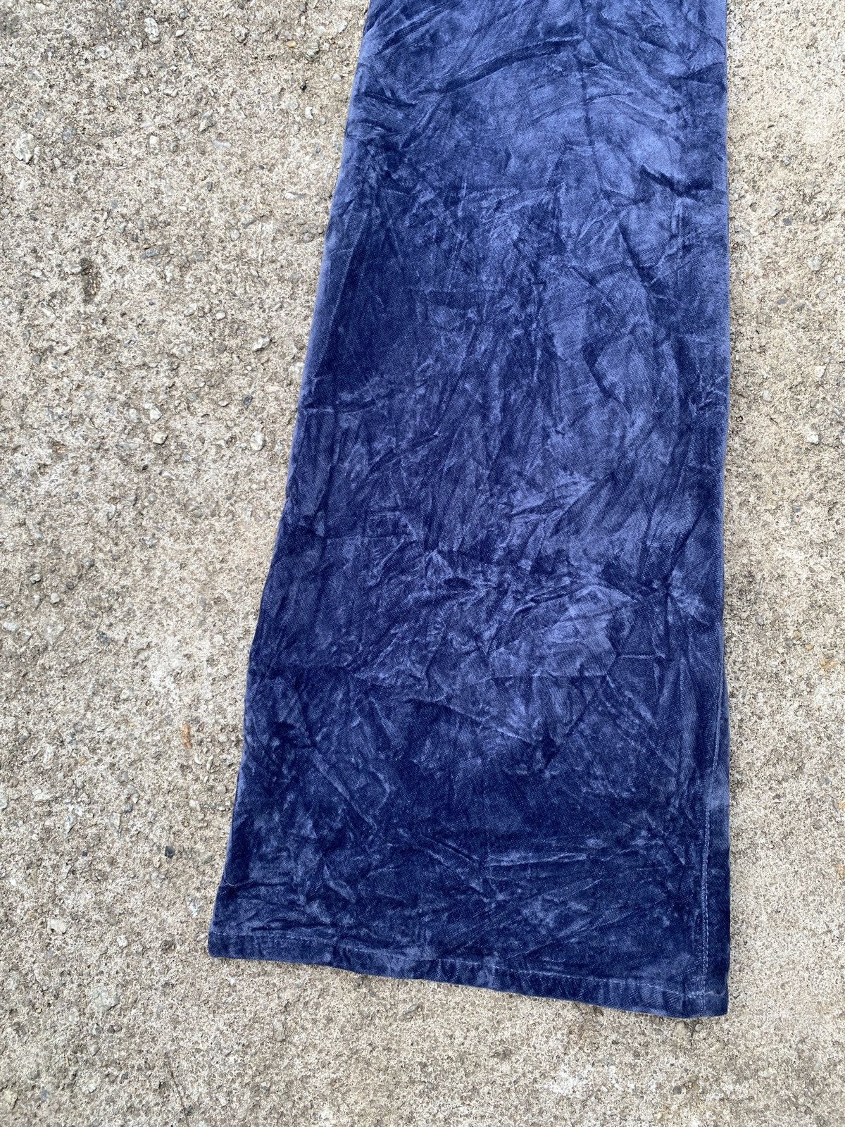 Japanese Brand × LE CIEL BLEU 2000s - Le Ciel Bleu Japan Velvet Low Rise Flare Pant Size US 29 - 10 Thumbnail