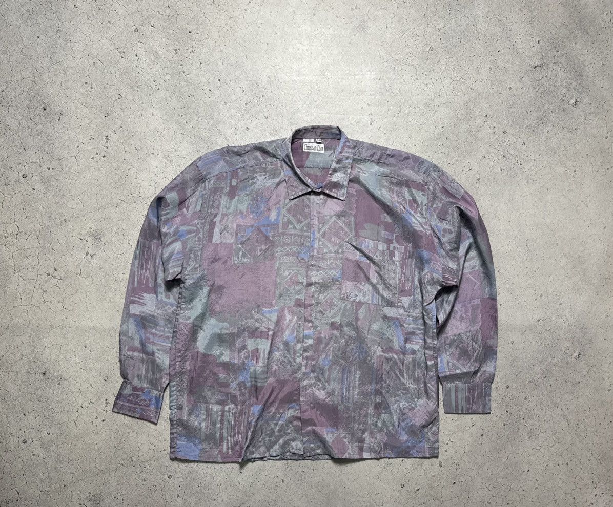 Christian Dior Silk Button Up Luxury Vintage 90’s