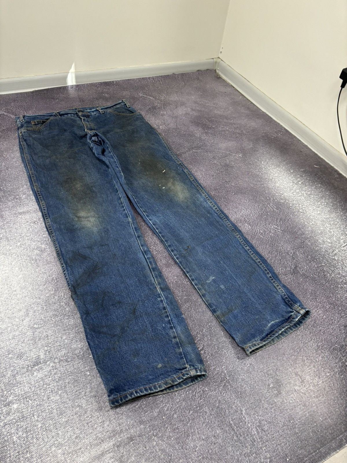 Dickies Vintage Dickies Y2K Distressed Denim USA Work Hype Jeans Size US 36 / EU 52 - 9 Thumbnail