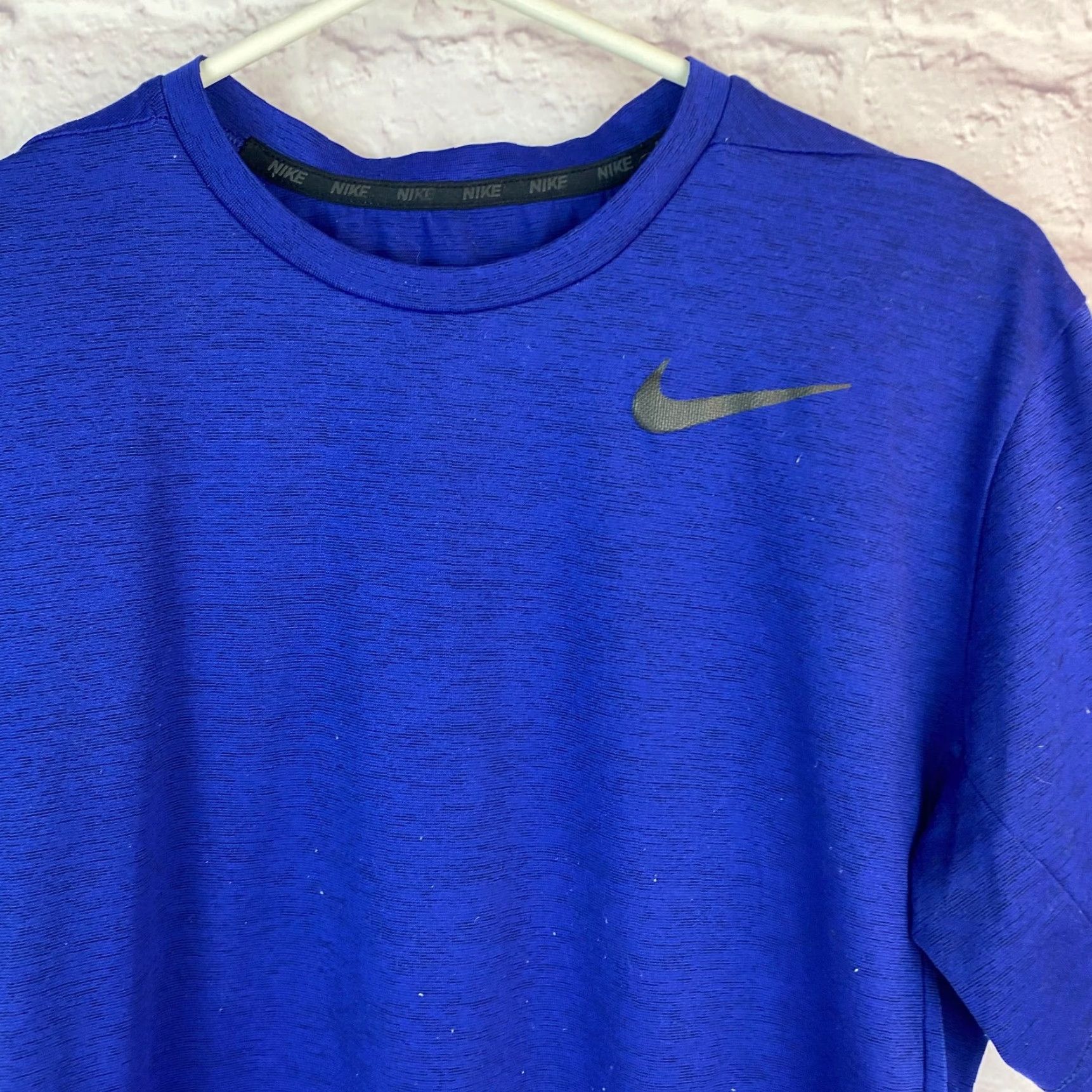 Nike VINTAGE? No. Nike Dri-fit Shirt Training Running Mens Size M Crew Neck Logo Short Sleeve Blue Size US M / EU 48-50 / 2 - 3 Thumbnail