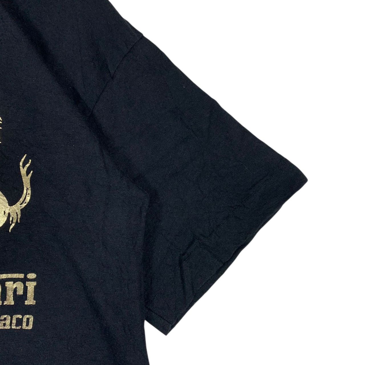 Ferrari Vintage Ferrari Club Monaco Black Gold Horse Graphic Tee Size US S / EU 44-46 / 1 - 7 Thumbnail