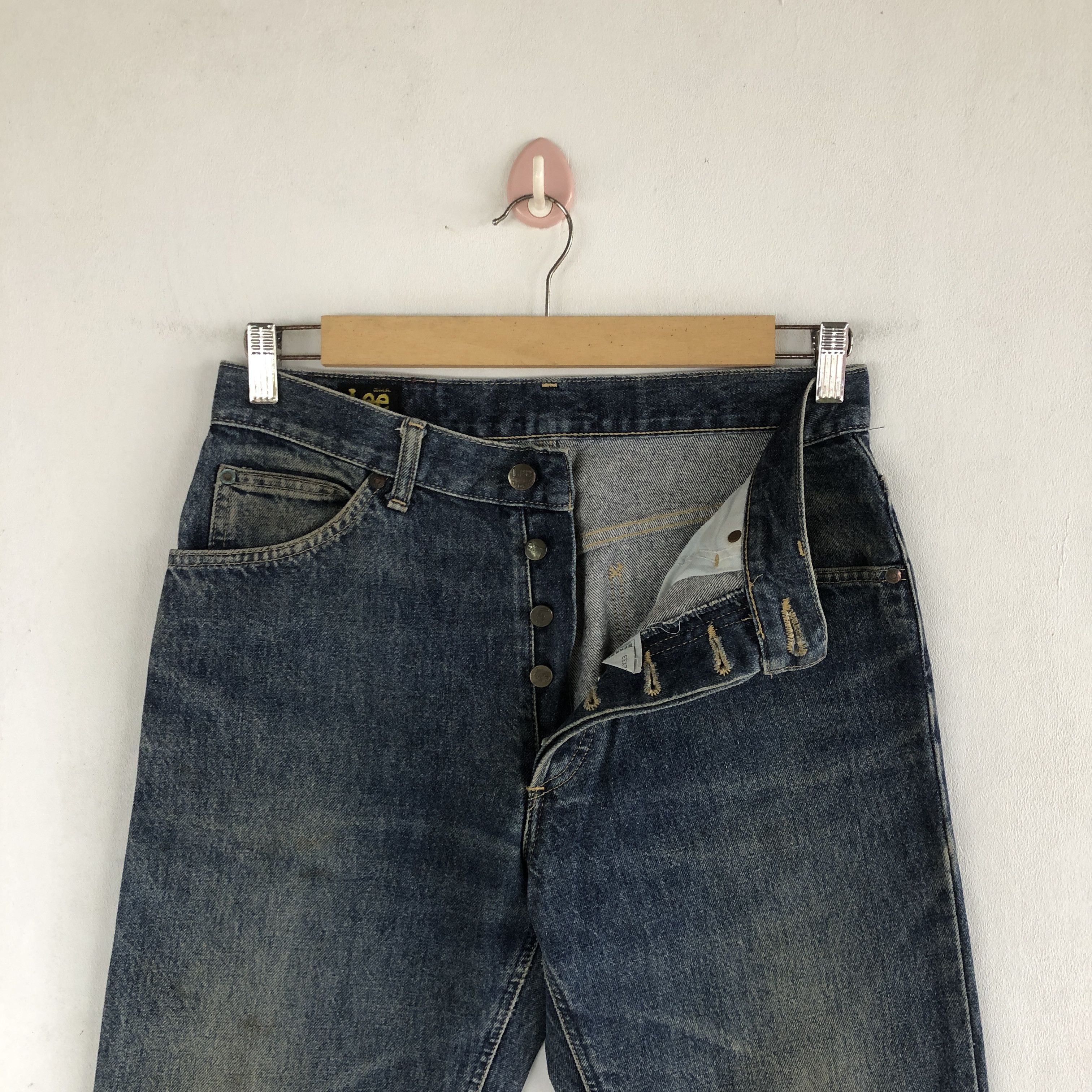 Lee Vintage Lee Stone Wash Jeans Lee Sanforized Denim Pants Size US 30 / EU 46 - 5 Thumbnail