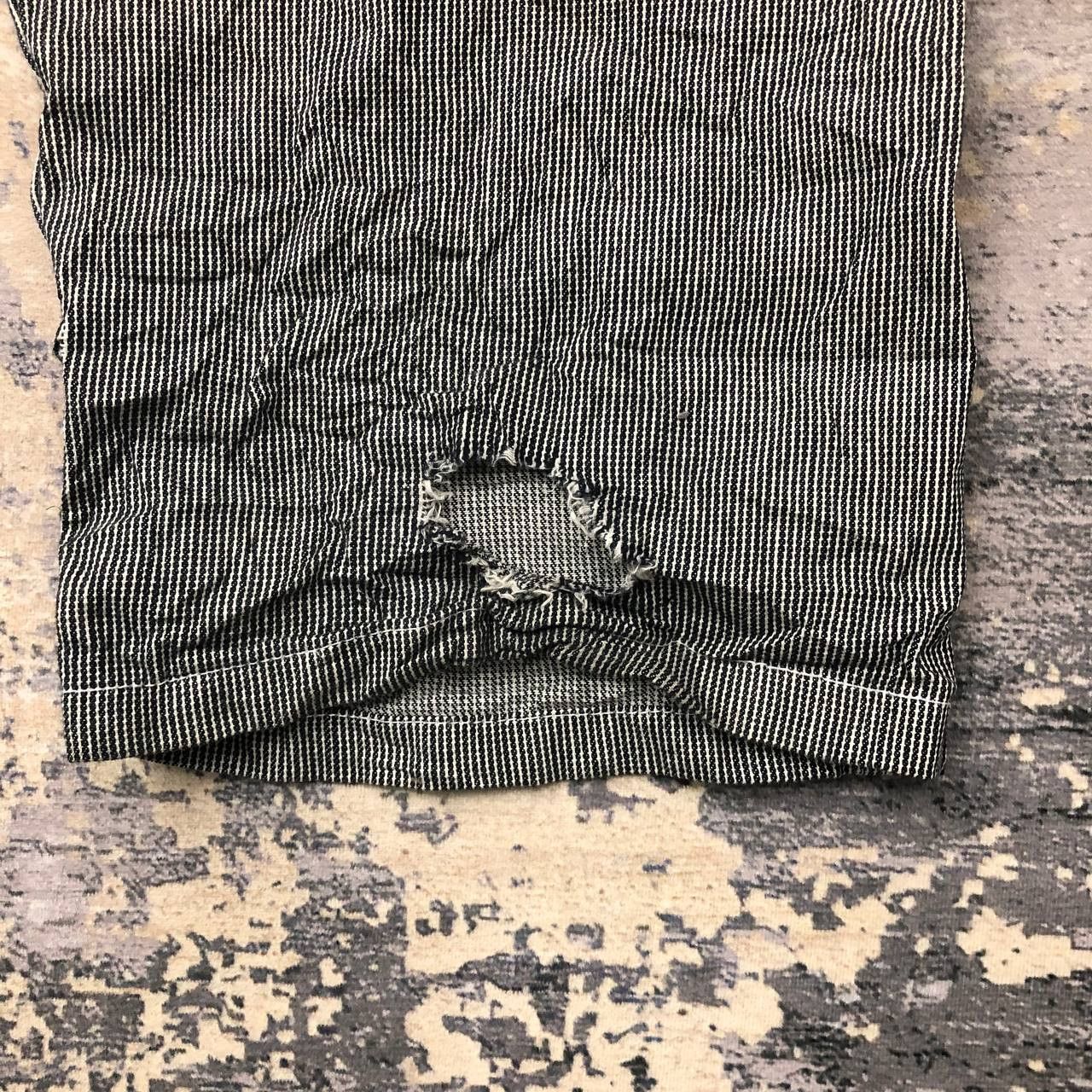 Hysteric Glamour × Japanese Brand P688 RIPPED HICKORY STRIPED GRACE ENGINEER'S COVERALLS Size US XL / EU 56 / 4 - 10 Thumbnail