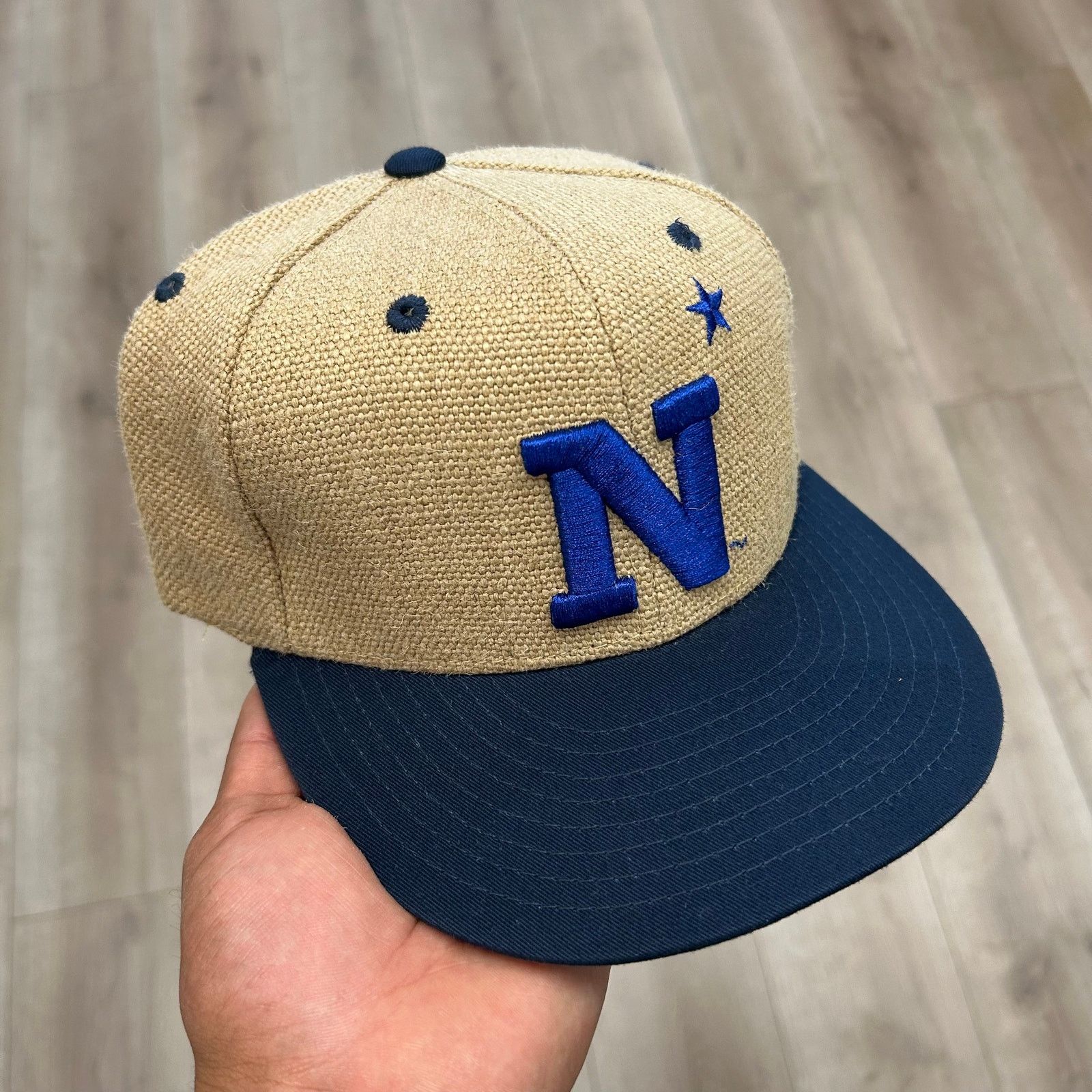 New Era NCAA United States Naval Academy Constructed Heavy Jute Cap Size ONE SIZE - 1 Thumbnail