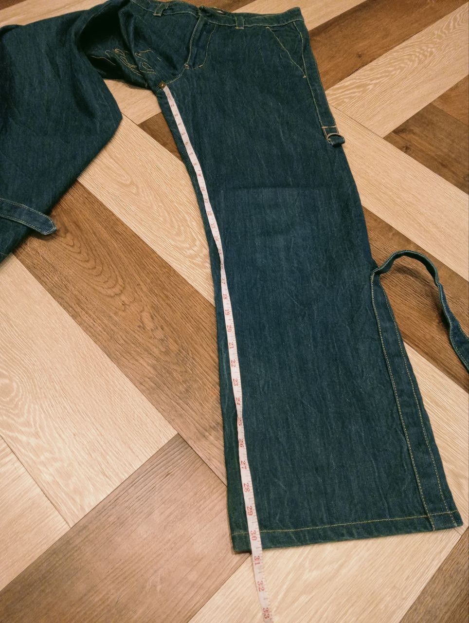 Lad Musician LAD MUSICIAN FLAME BONDAGE DENIM PANTS Size US 32 / EU 48 - 13 Thumbnail