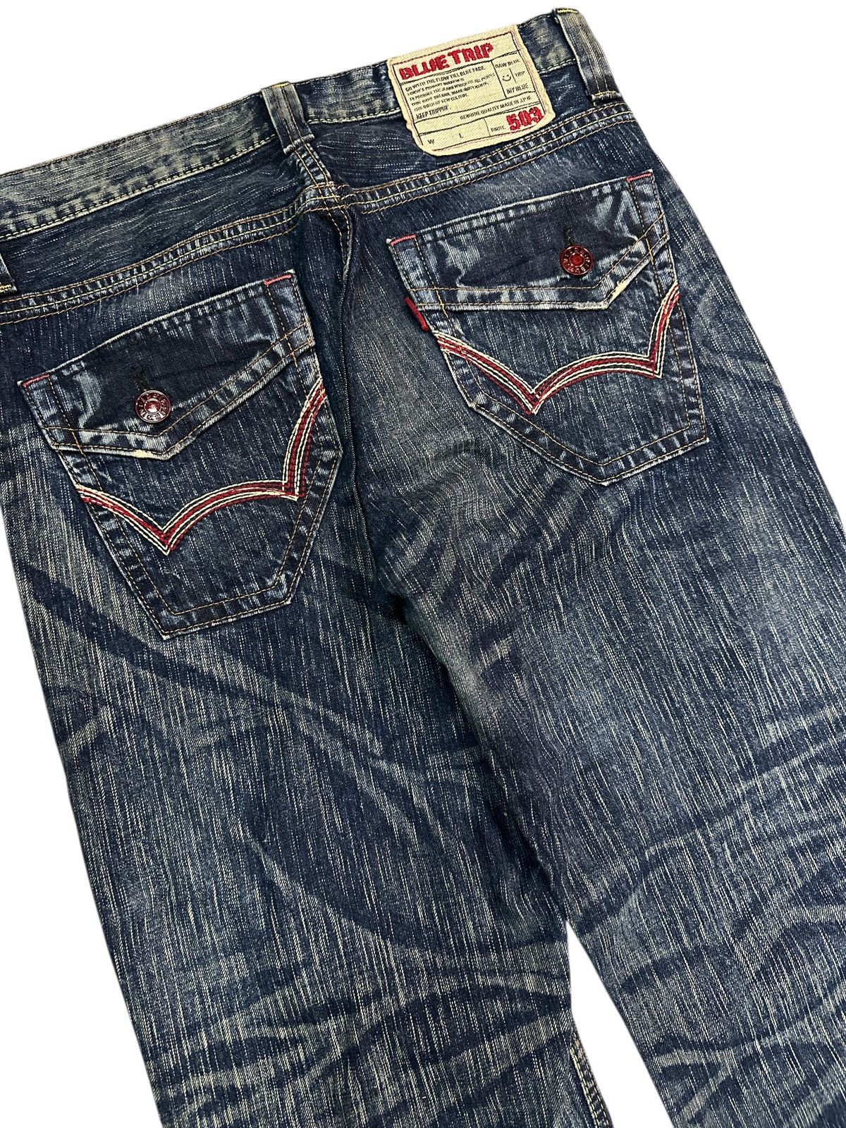 Kapital Vintage Edwin 503 Blue Trip Made In Japan . Size US 34 / EU 50 - 5 Thumbnail