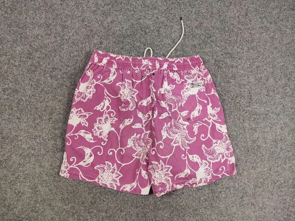 Polo Ralph Lauren Polo Ralph Lauren Pink Flowers Canvas Nylon Shorts Vintage Size US 32 / EU 48 - 5 Thumbnail