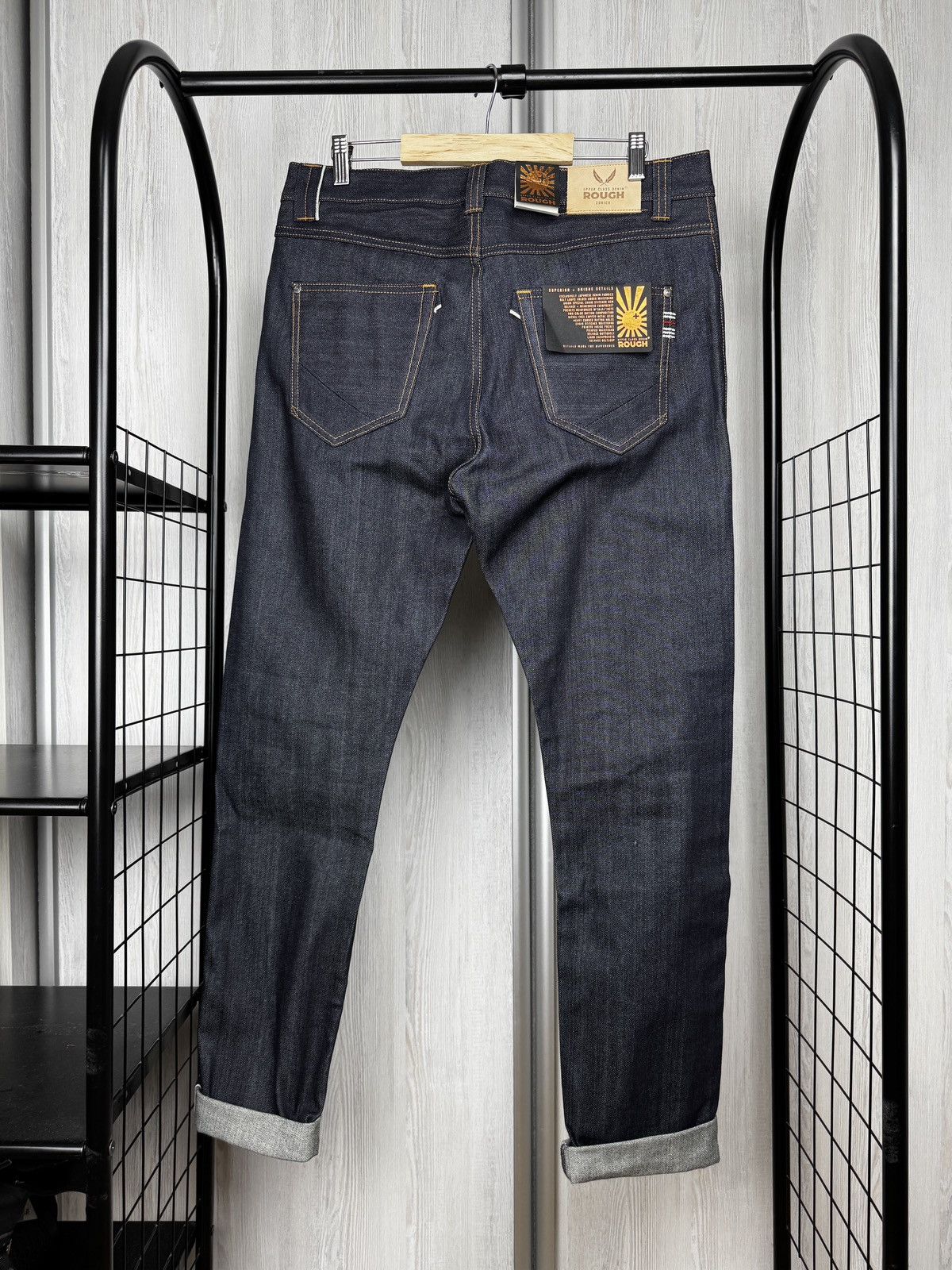 Other Upper Class Denim Rough Japan Selvage 12 oz Raw T3T Kurabo Size US 33 - 1 Thumbnail