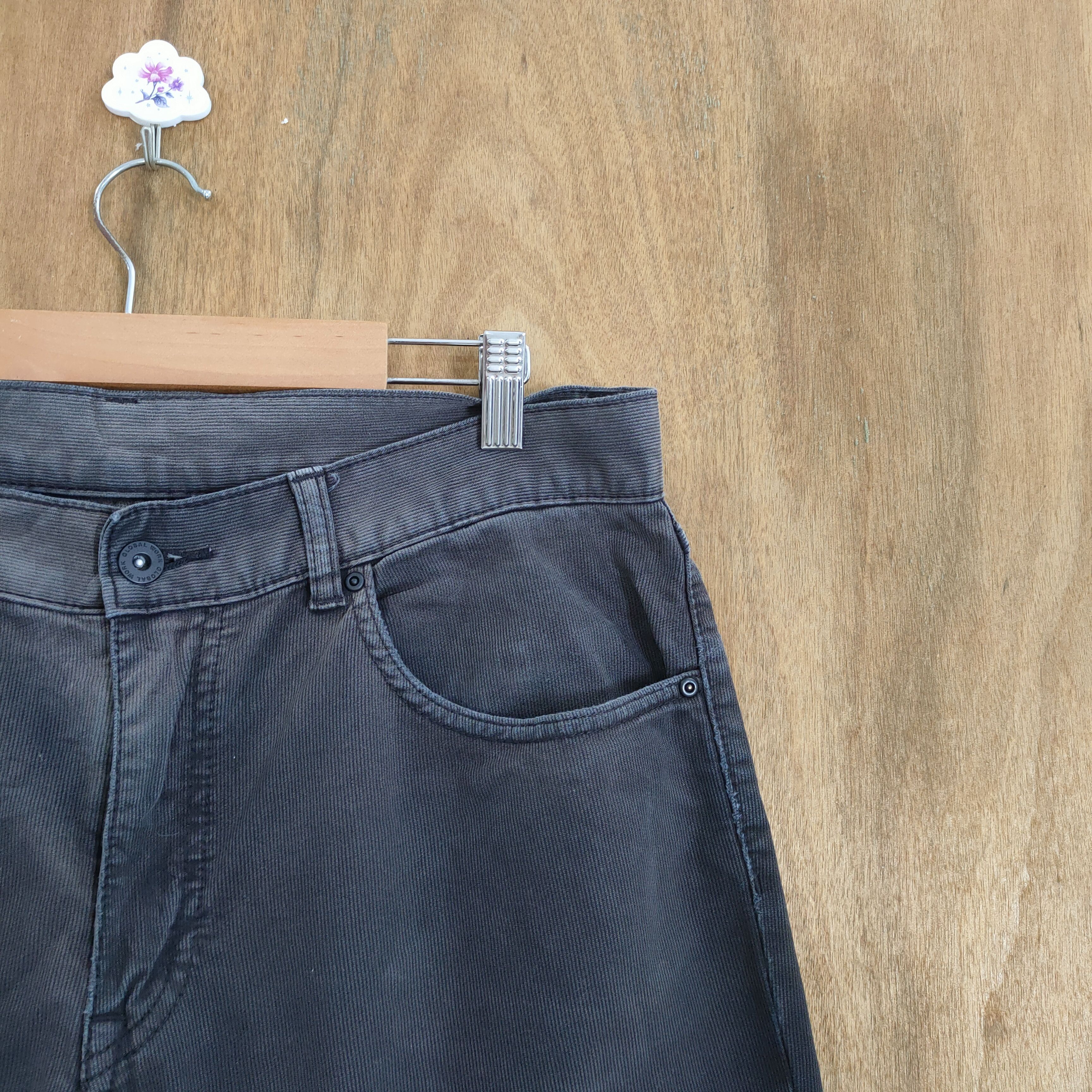 Global Work × Vintage GLOBAL WORK BLACK TROUSERS CHINO PANTS Size US 34 / EU 50 - 6 Thumbnail